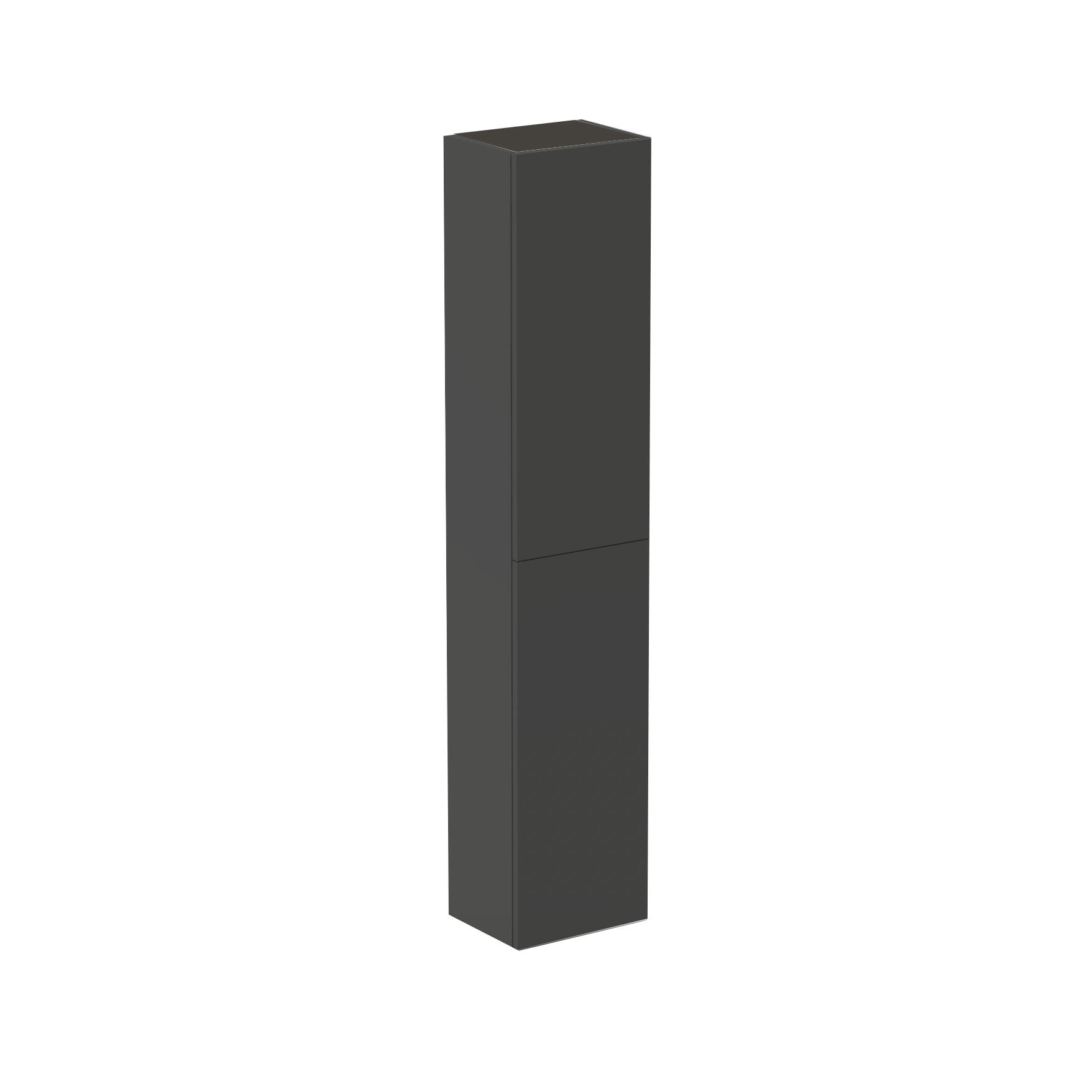 Columna de baño komplett negro 30x150x24 cm