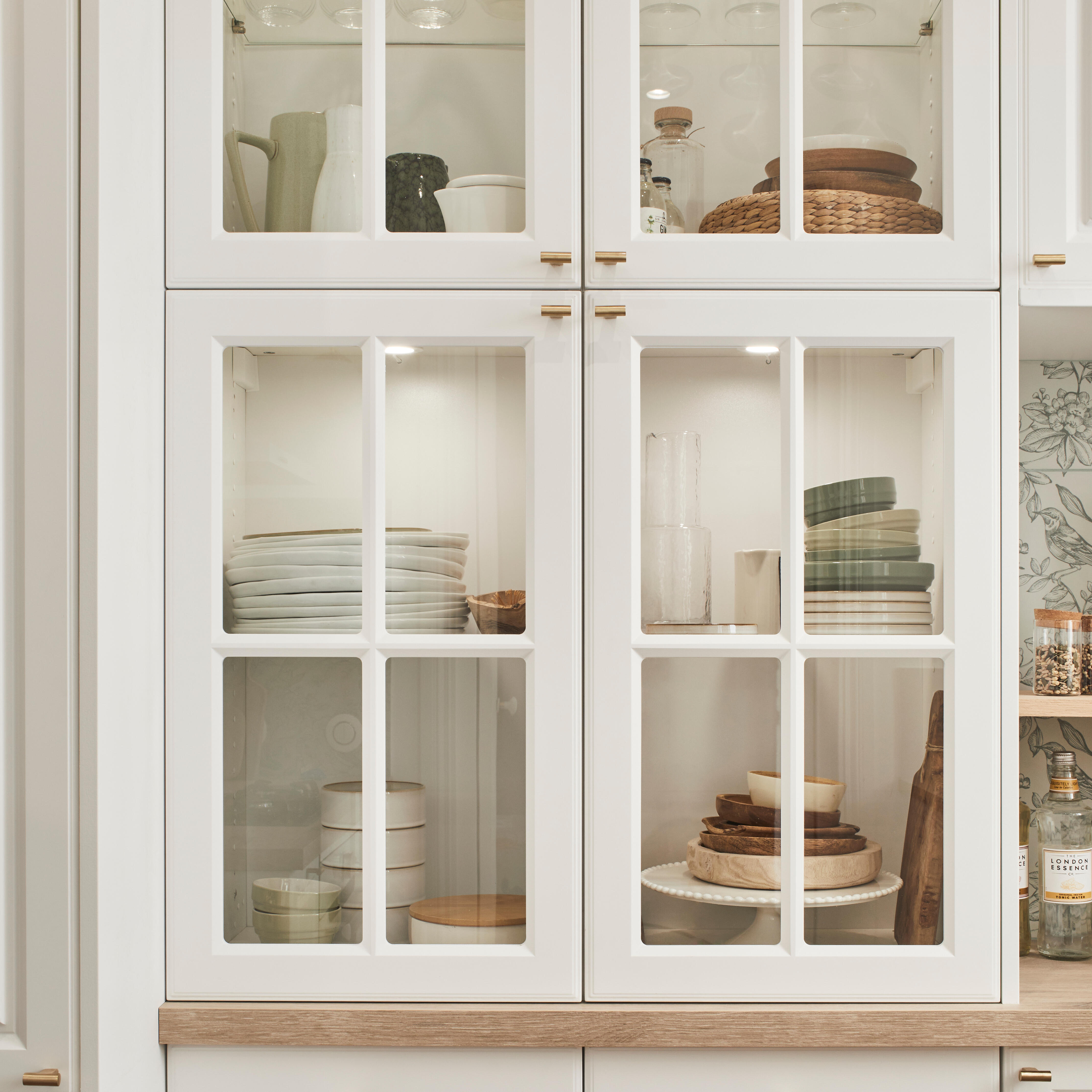 Caisson haut de cuisine DELINIA ID blanc H.76.8 x l.45 x P.35 cm - 2