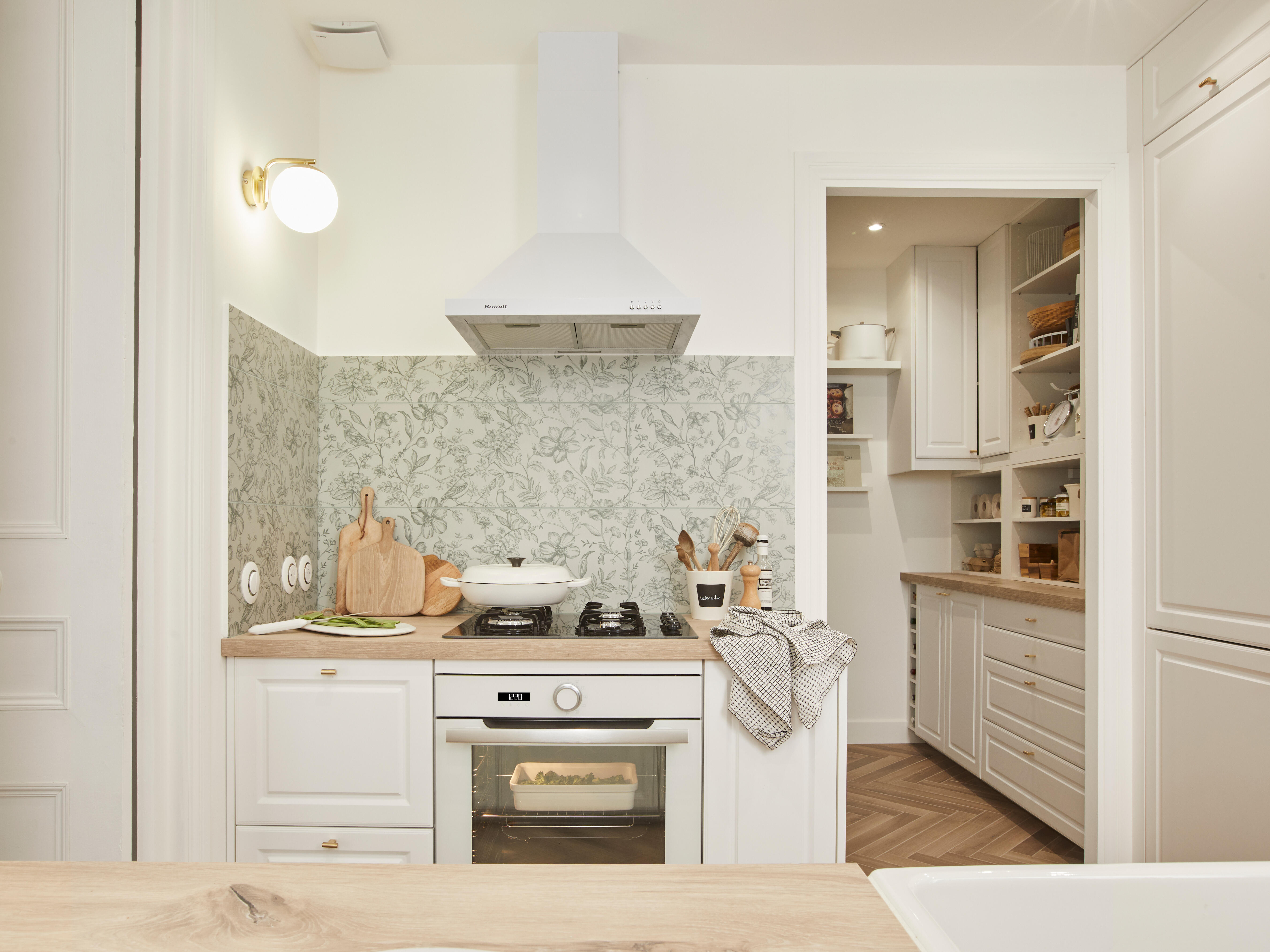 Joue Oxford blanc mat H.76.8 x l.37 cm - 4