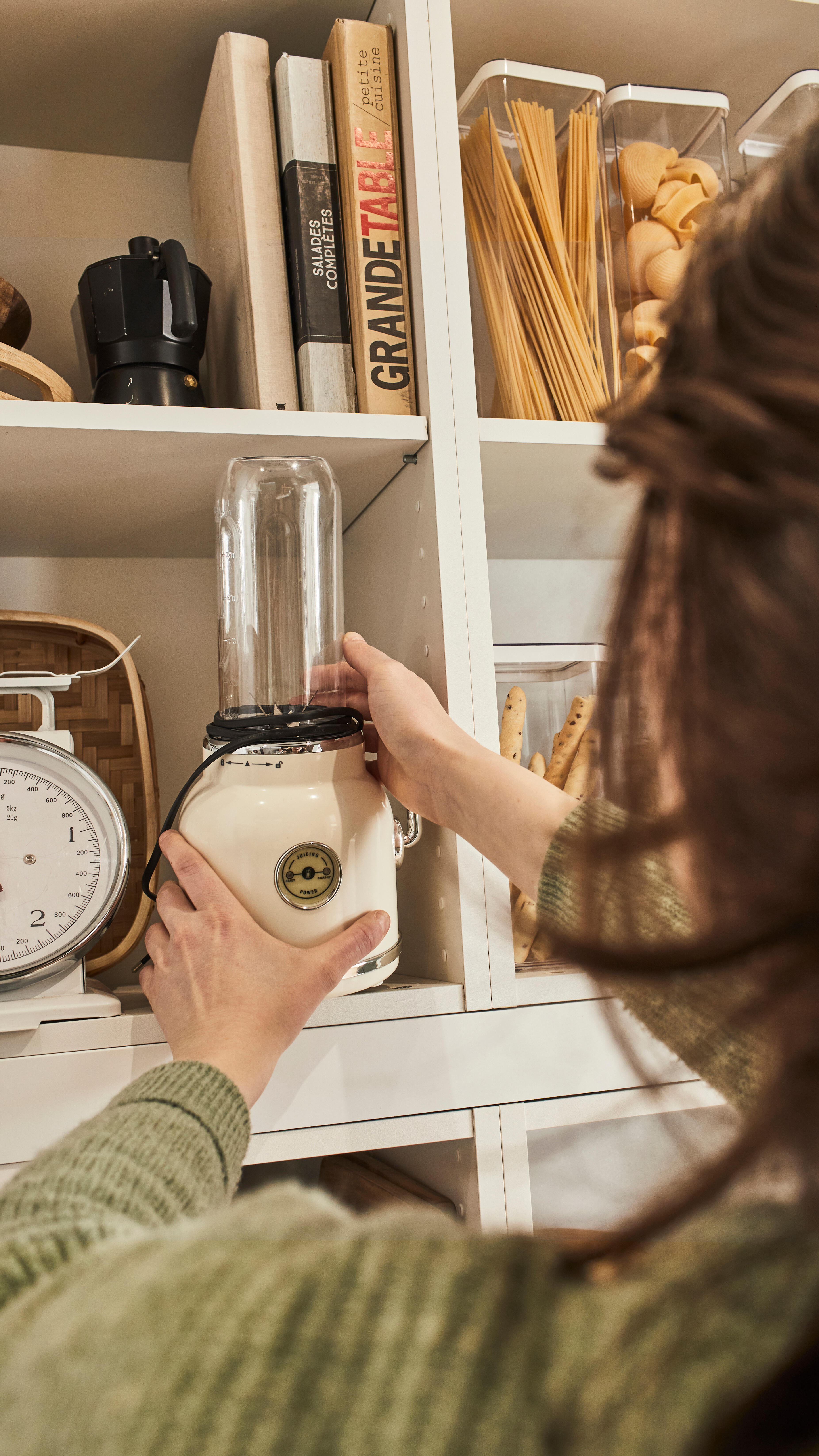 Caisson haut de cuisine DELINIA ID blanc H.51.2 x l.60 x P.35 cm - 6