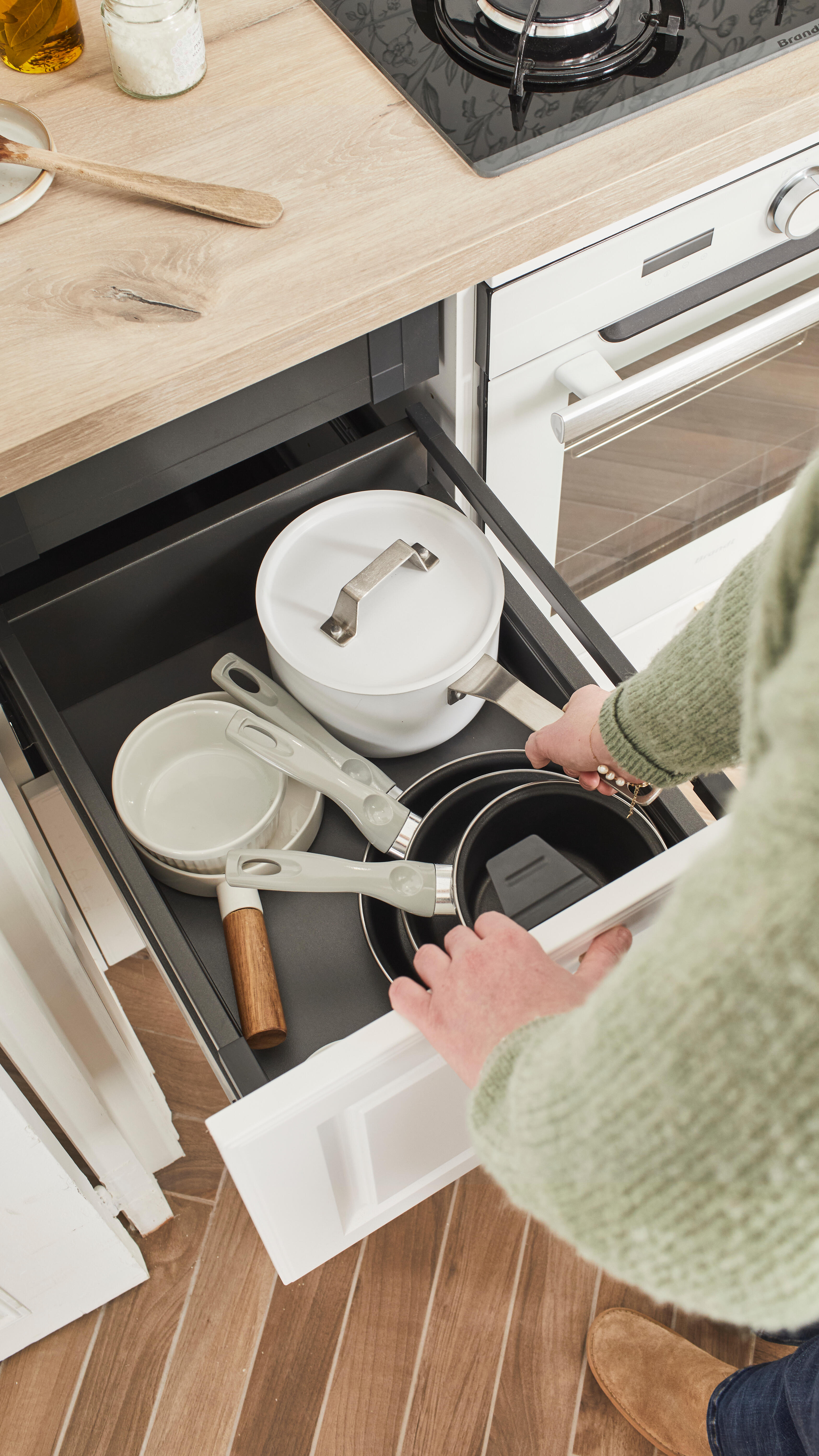 Kit interior de gaveta DELINIA 45CM - 3