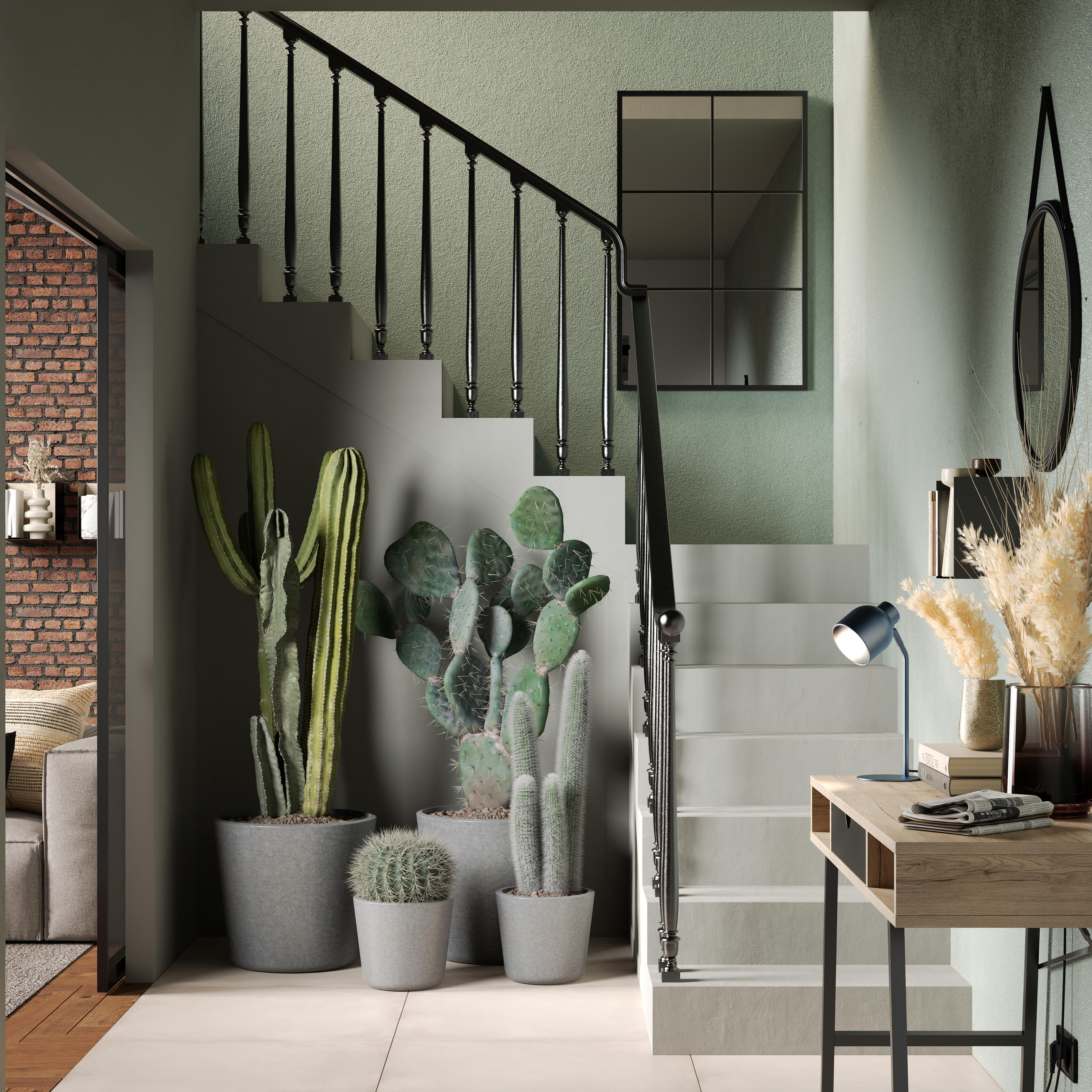 Vaso Amsterdam ECOPOT'S in polipropilene grigio scuro H 44.5 x ø 50 cm - 2