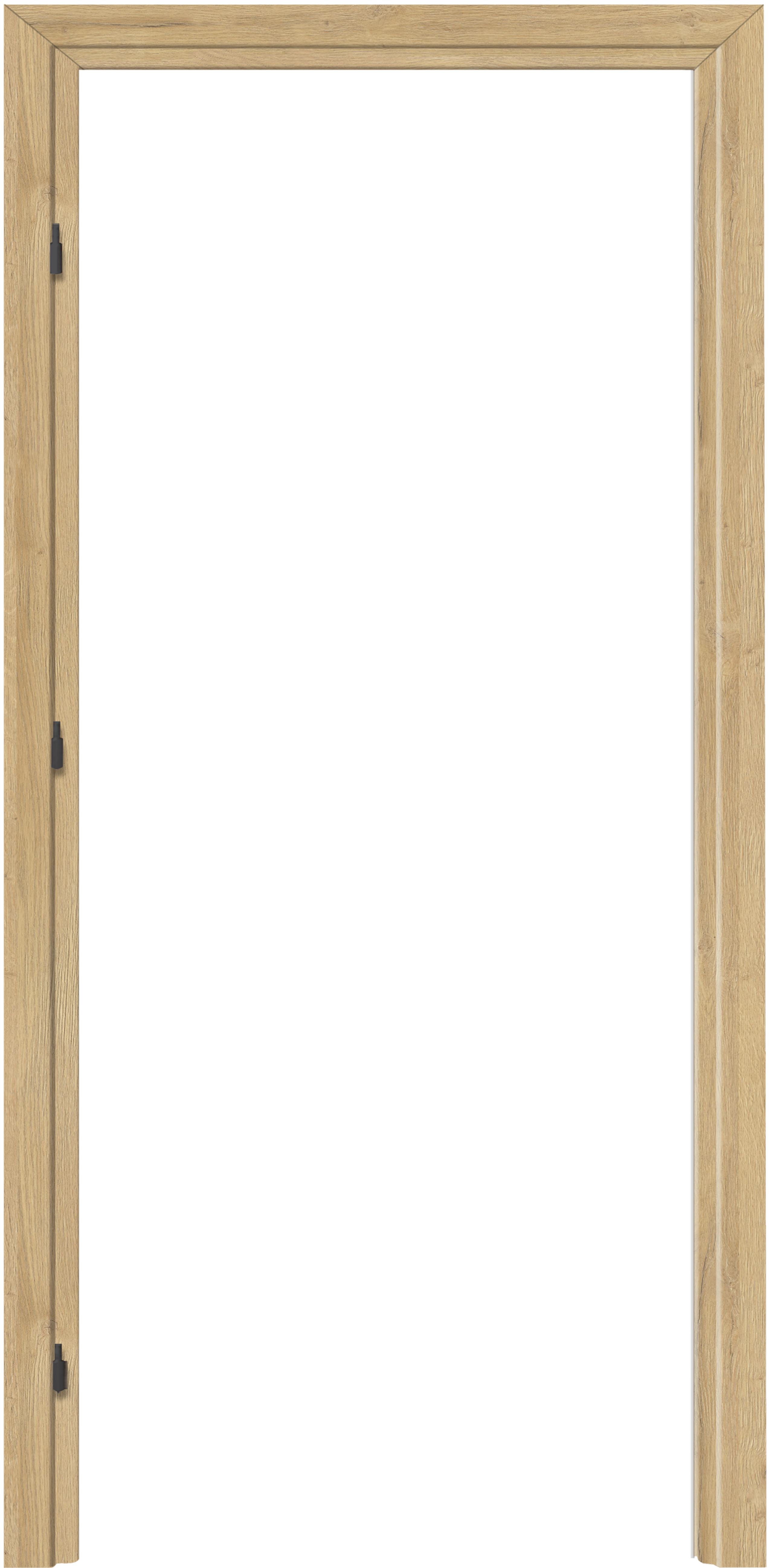 Ościeżnica regulowana 80 lewa zakres regulacji 120-140 mm dąb bawaria zamek hakowy do skrzydła Magnes Voster - 2
