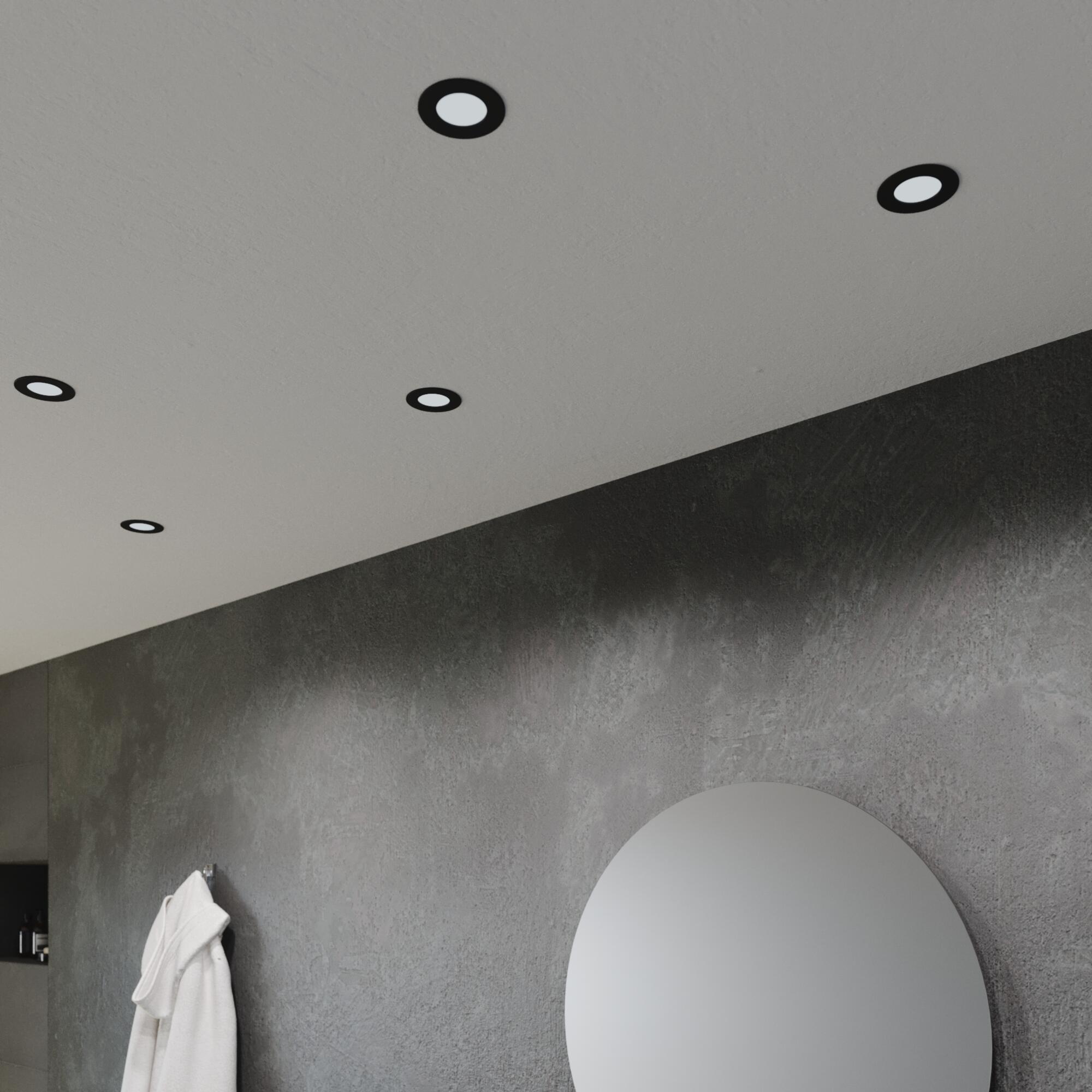 Foco de encastrar LED redondo 580lm 8.5mm preto Inspire Extraflat - 5