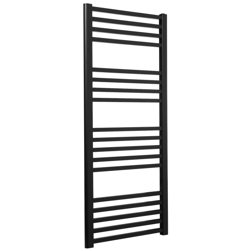Grzejnik łazienkowy LUX 120x50 cm 538W czarny mat LUXRAD