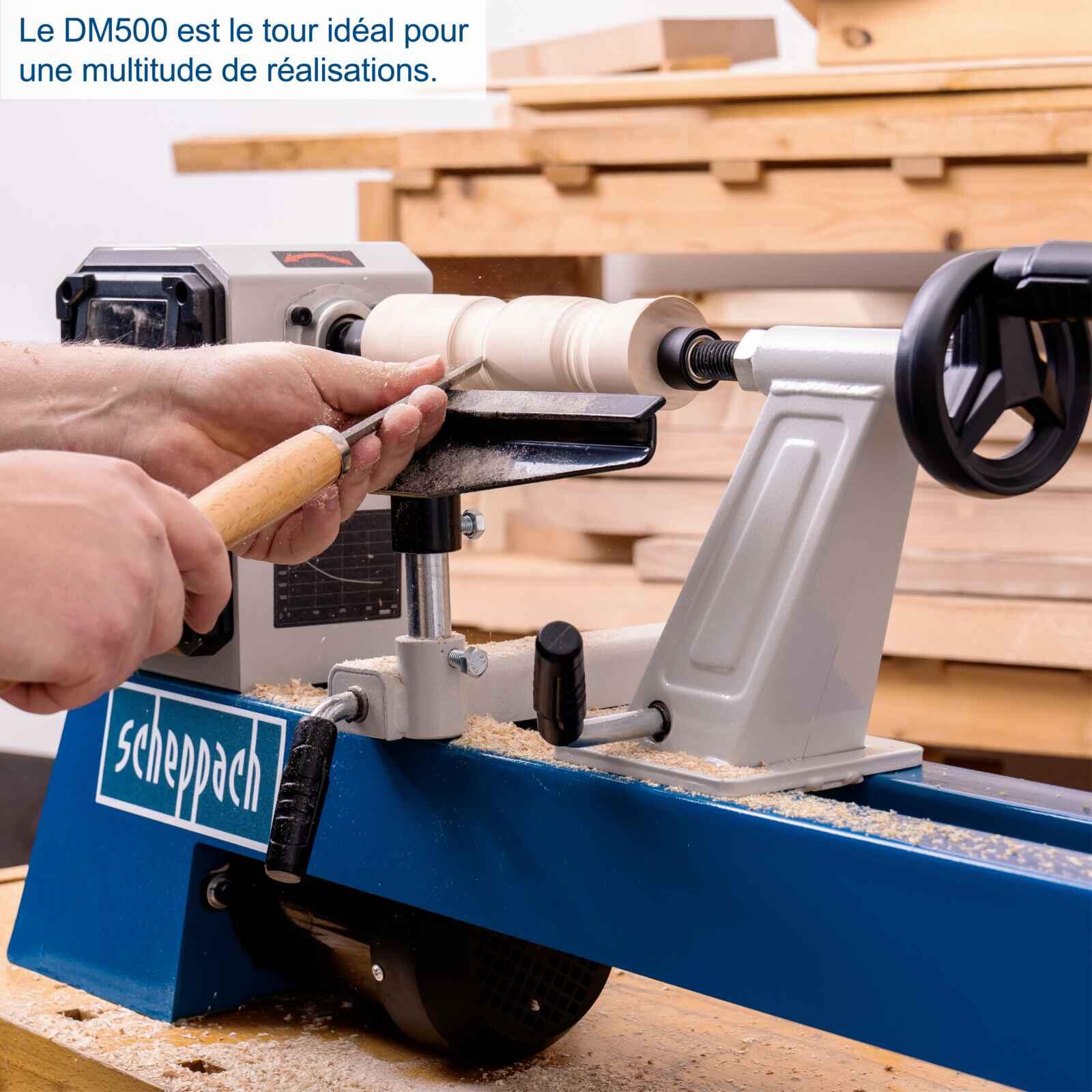 Tour à bois DM500T SCHEPPACH, 400W - 4