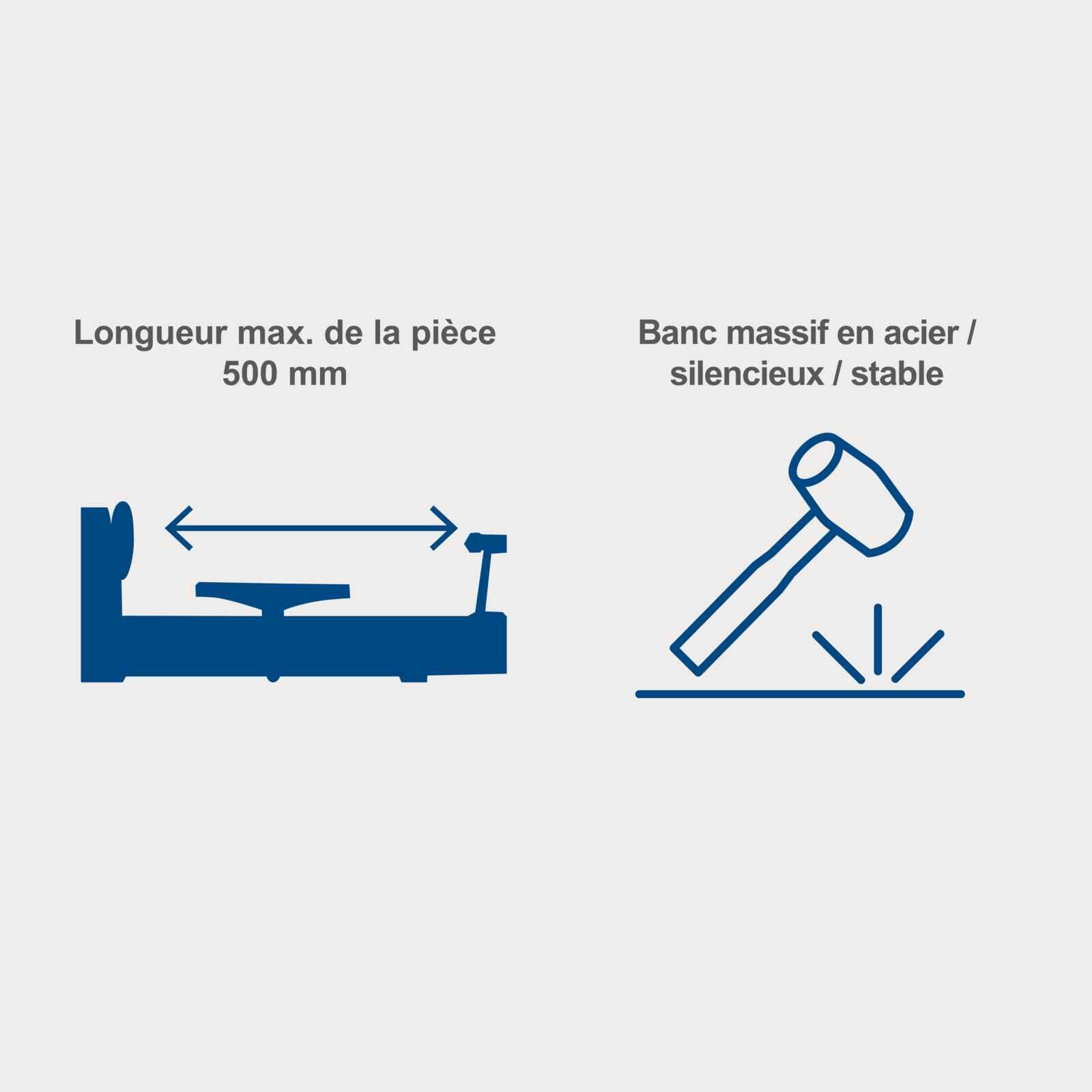 Tour à bois DM500T SCHEPPACH, 400W - 6
