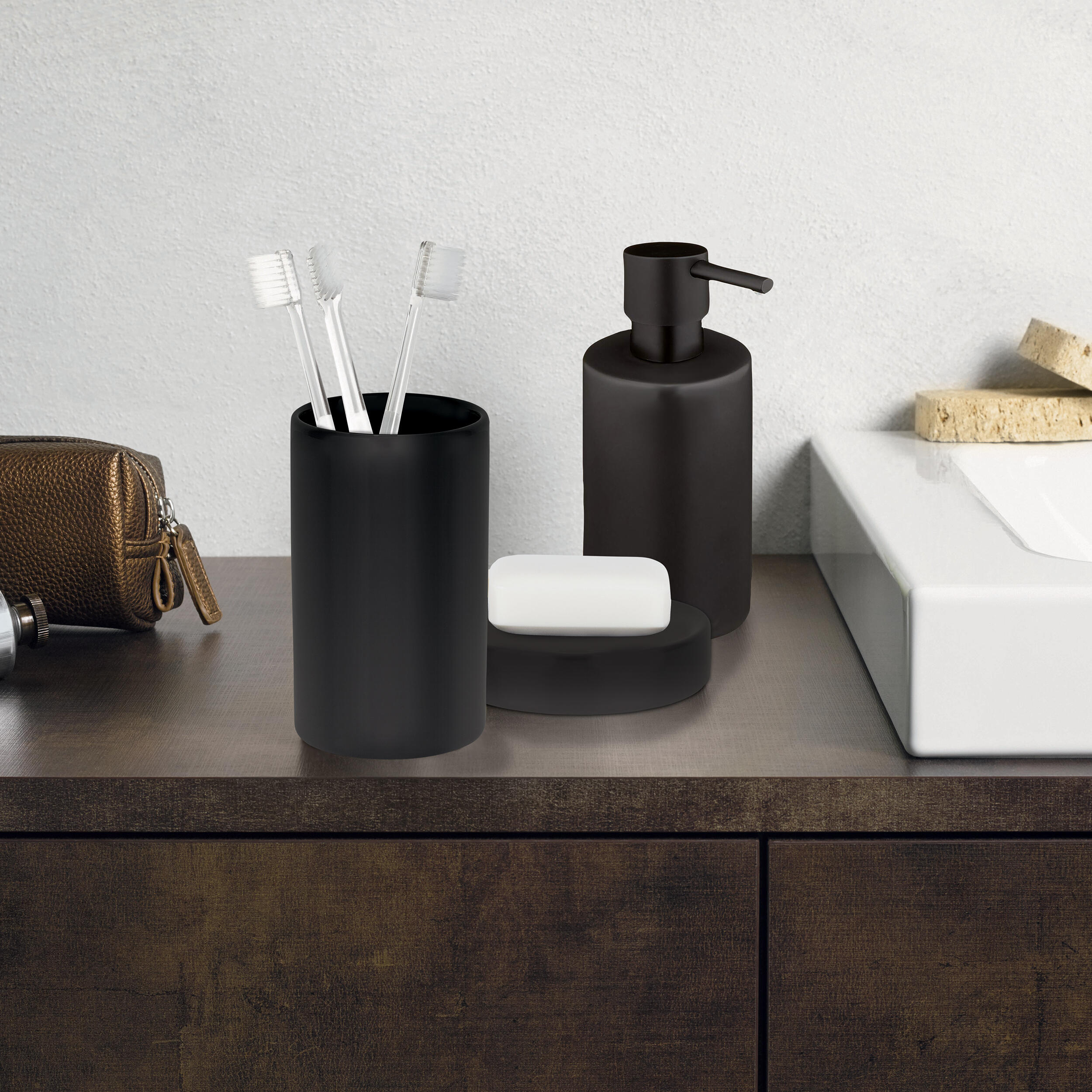 Dispensador  Tube negro mate - 2
