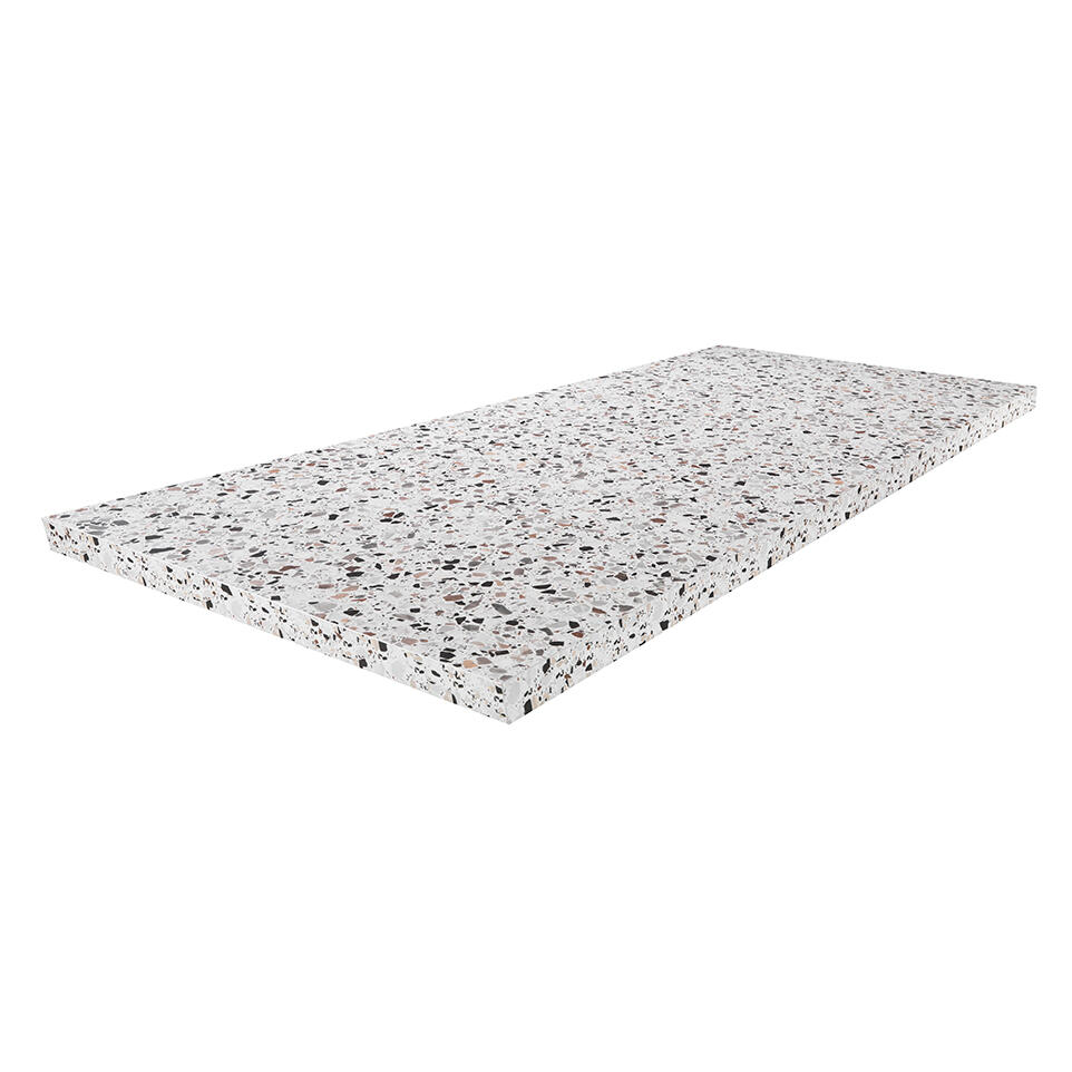 Plan de travail stratifié Terrazzo Pietra L.315 x P.65 cm, Ep.38 mm - 3