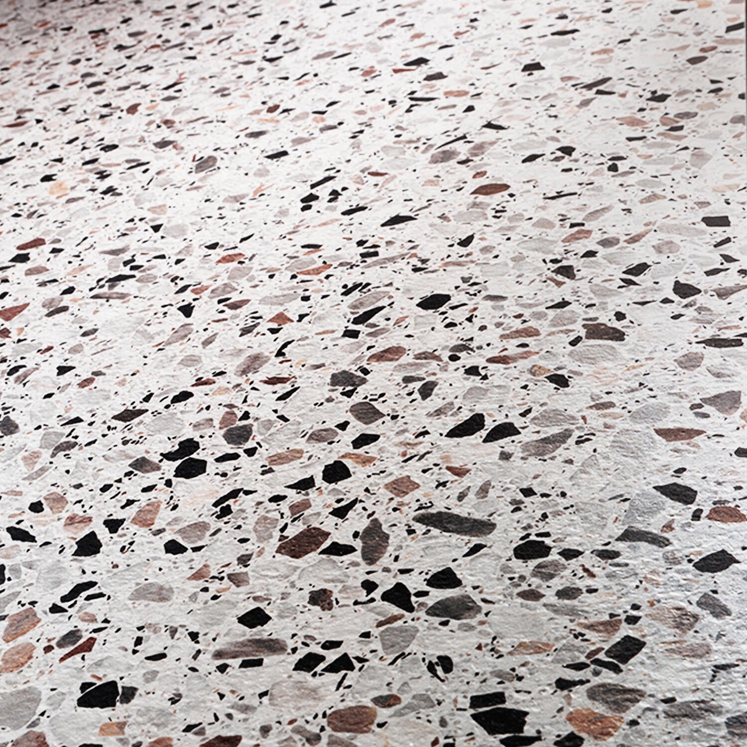 Crédence stratifié réversible Terrazzo pietra/Bois brûlé L.300 xH.64 x Ep.0.9 cm - 5