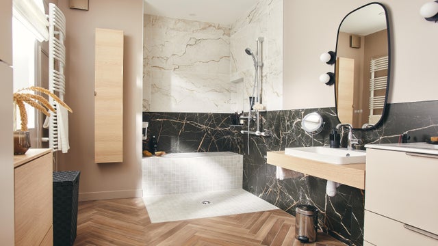 photo d'une salle de bain PMR