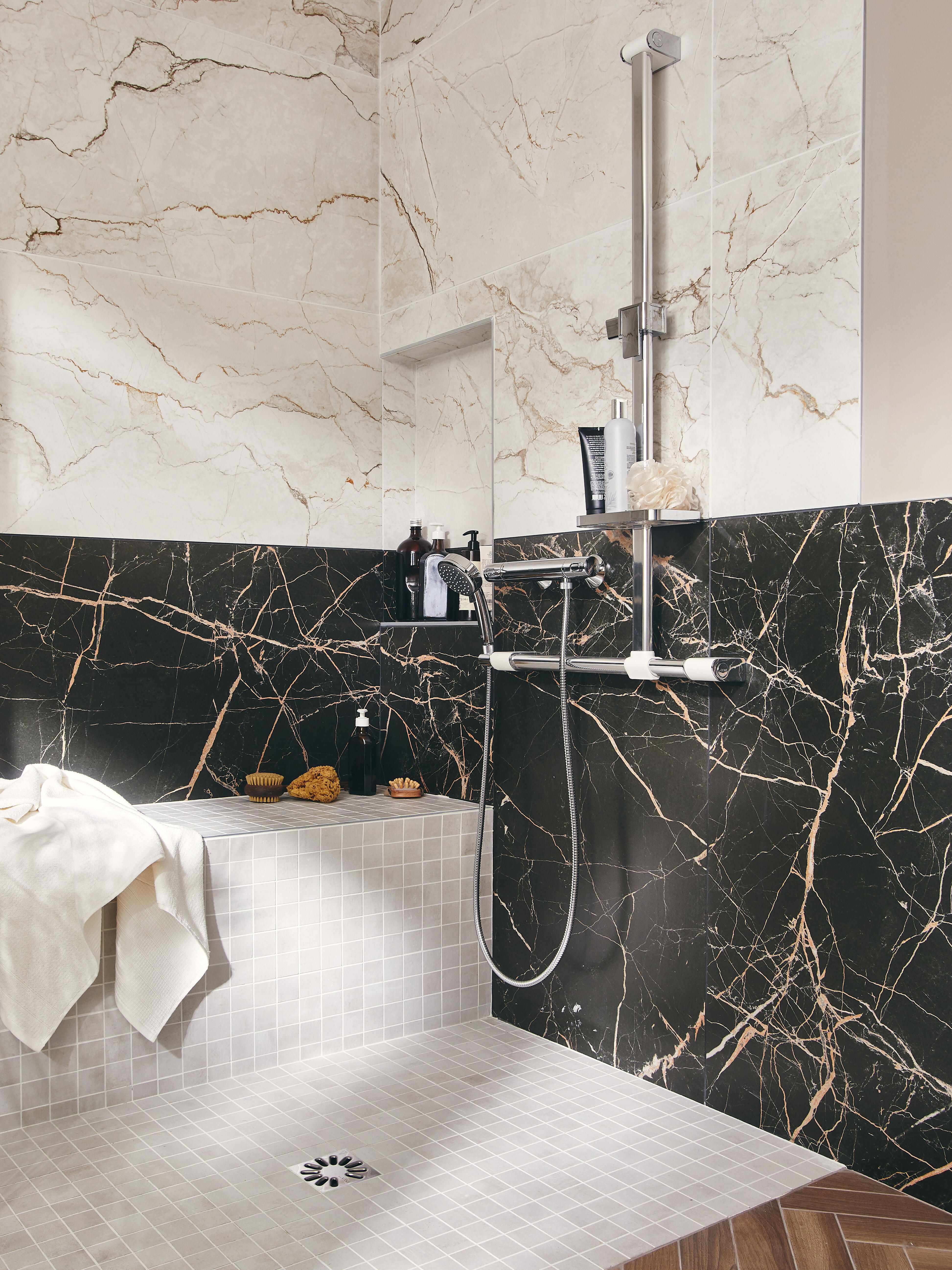 Grifo de ducha termostático empotrable GROHE Trend Cool Touch cromo brillo Latón - 11