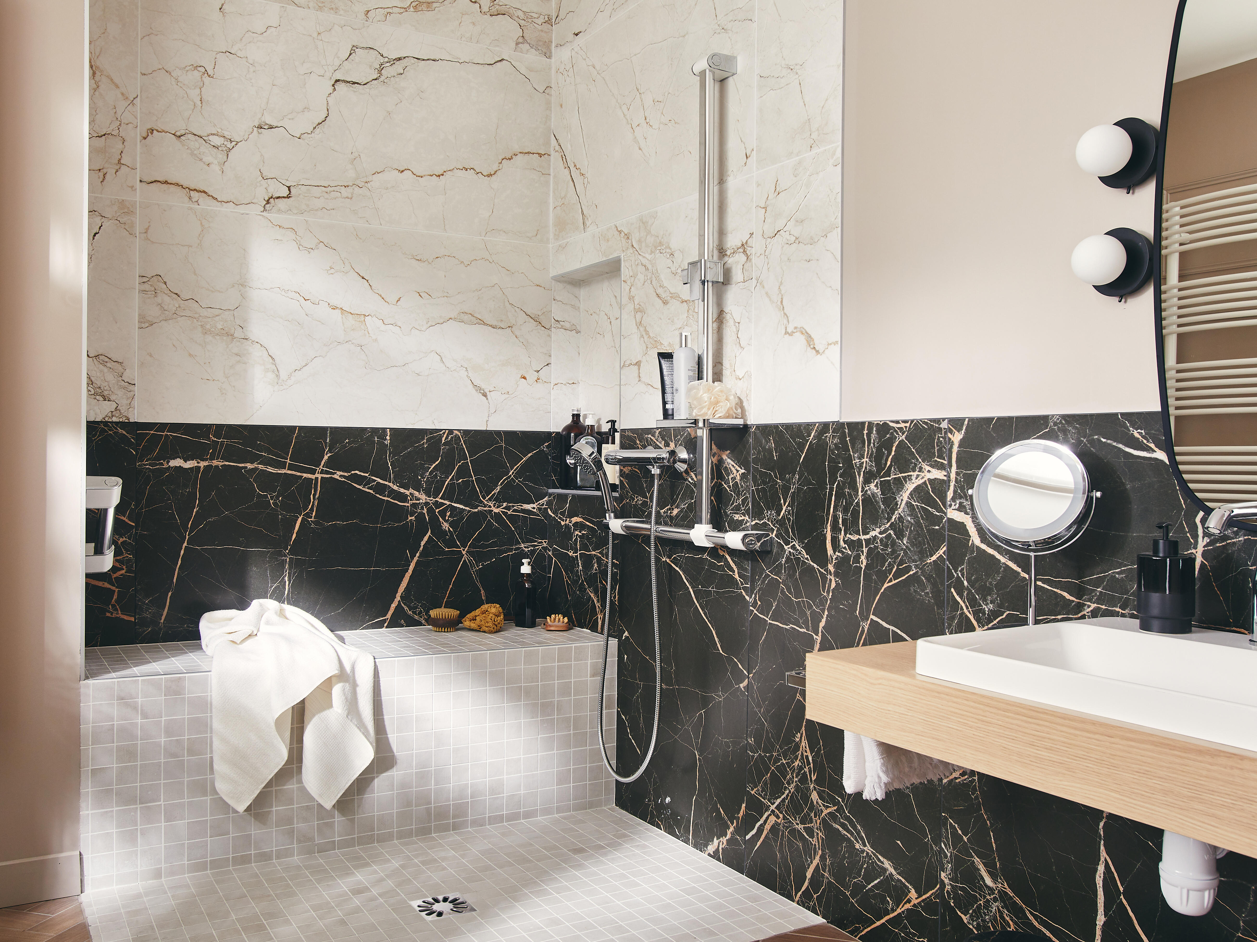 Grifo de ducha termostático empotrable GROHE Trend Cool Touch cromo brillo Latón - 7