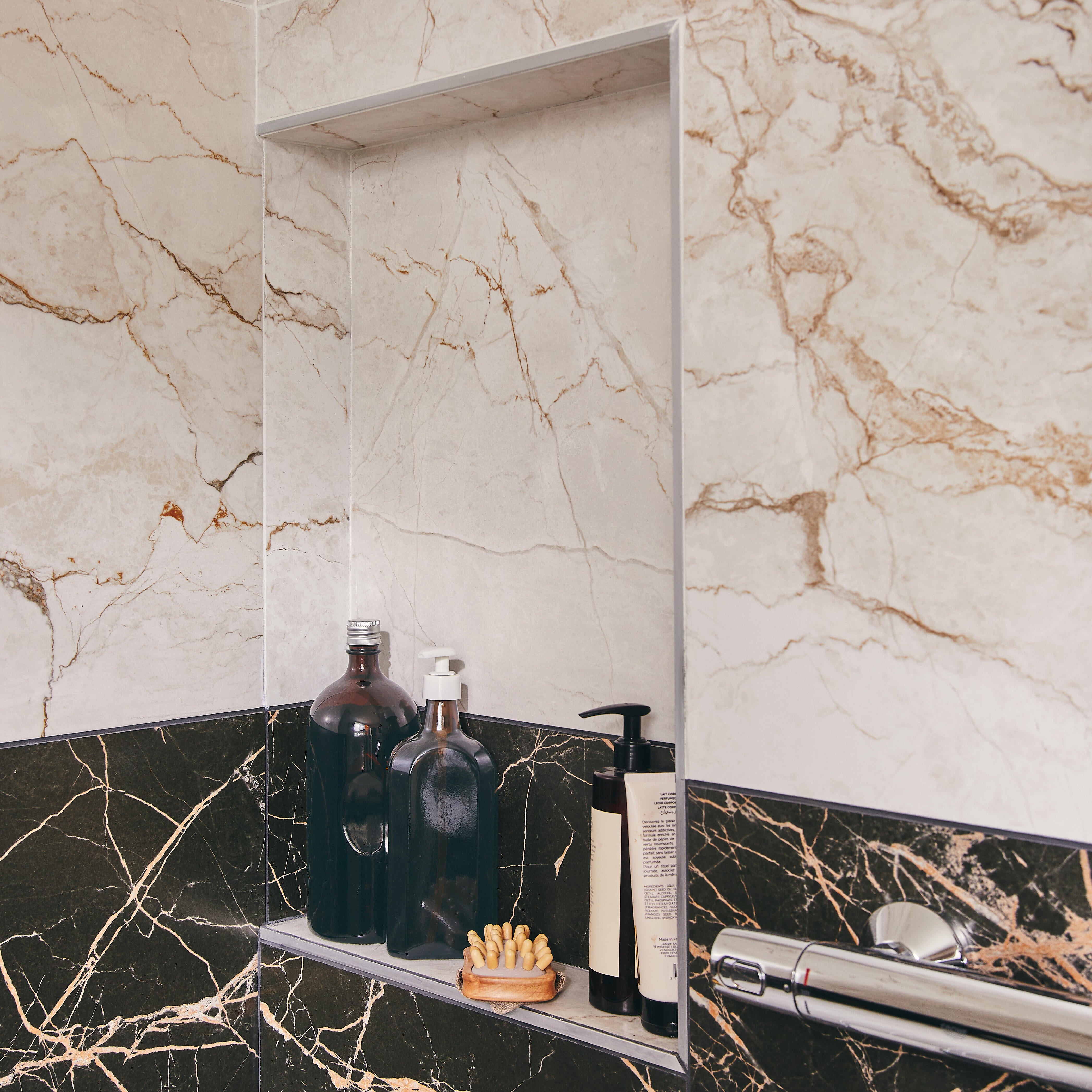 Grifo de ducha termostático empotrable GROHE Trend Cool Touch cromo brillo Latón - 2