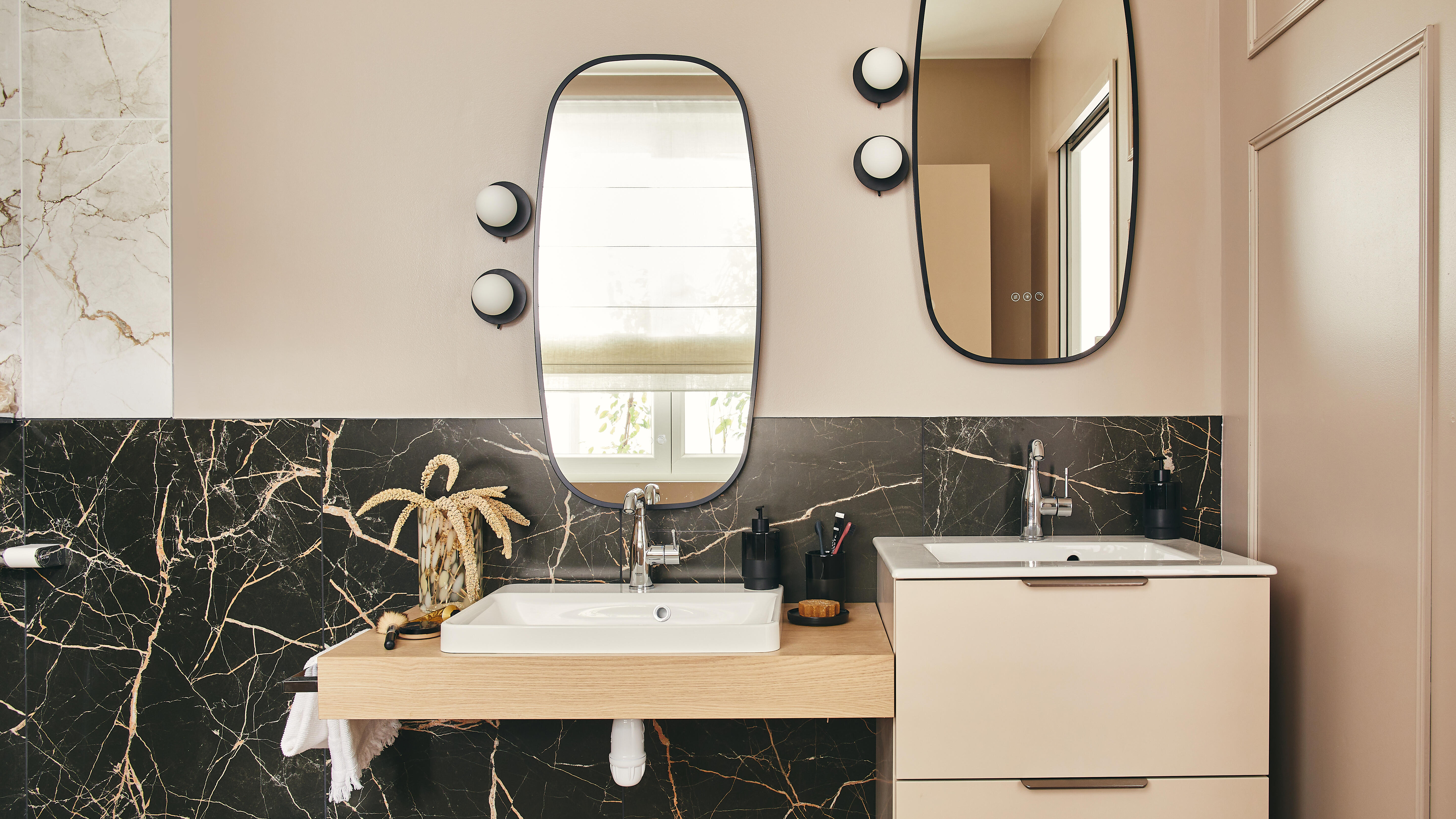 Top per lavabo Neo SENSEA L 121 x H 10 x P 48.5 cm rovere truciolare - 5