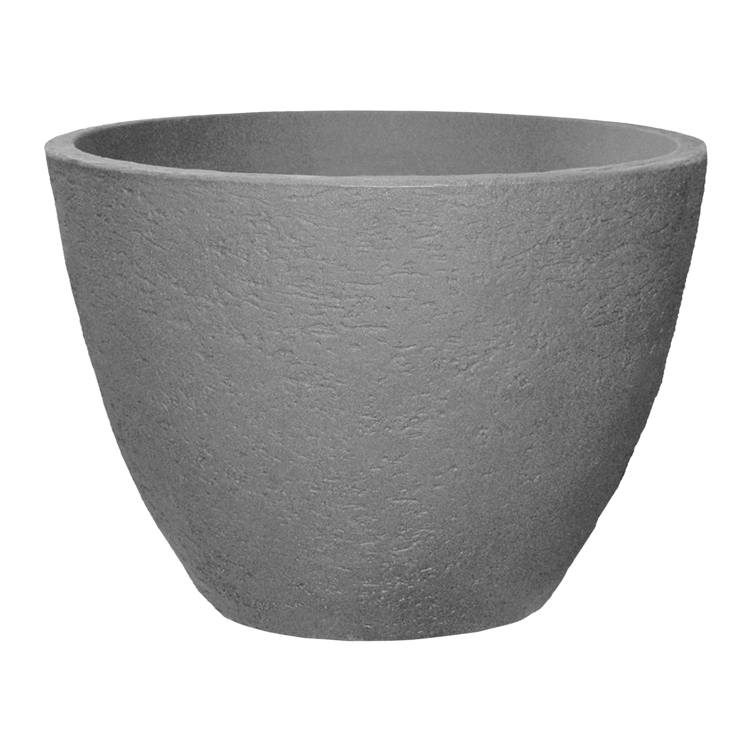 Donica plastikowa Stone śr. 60 cm szara Vog