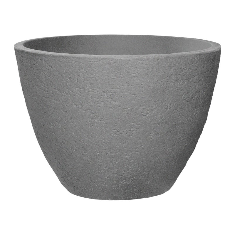 Donica plastikowa Stone śr. 60 cm szara Vog