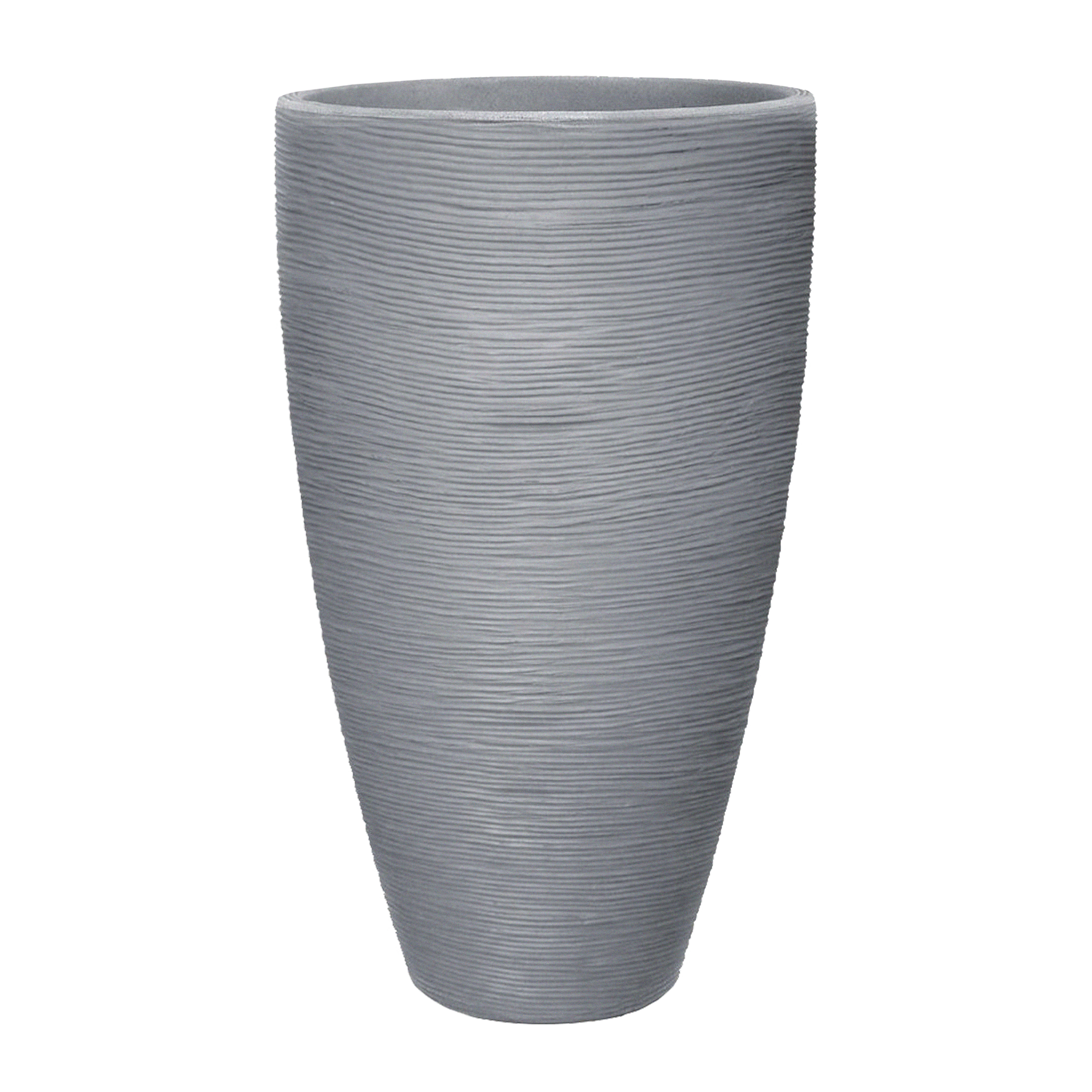 Donica wysoka Rillen śr. 45 cm szara Vog