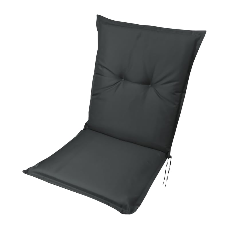 Poduszka na fotel/krzesło 50x100x5.5cm antracytowa Vog