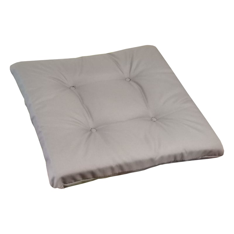 Poduszka na krzesło szara 40x40x3cm
