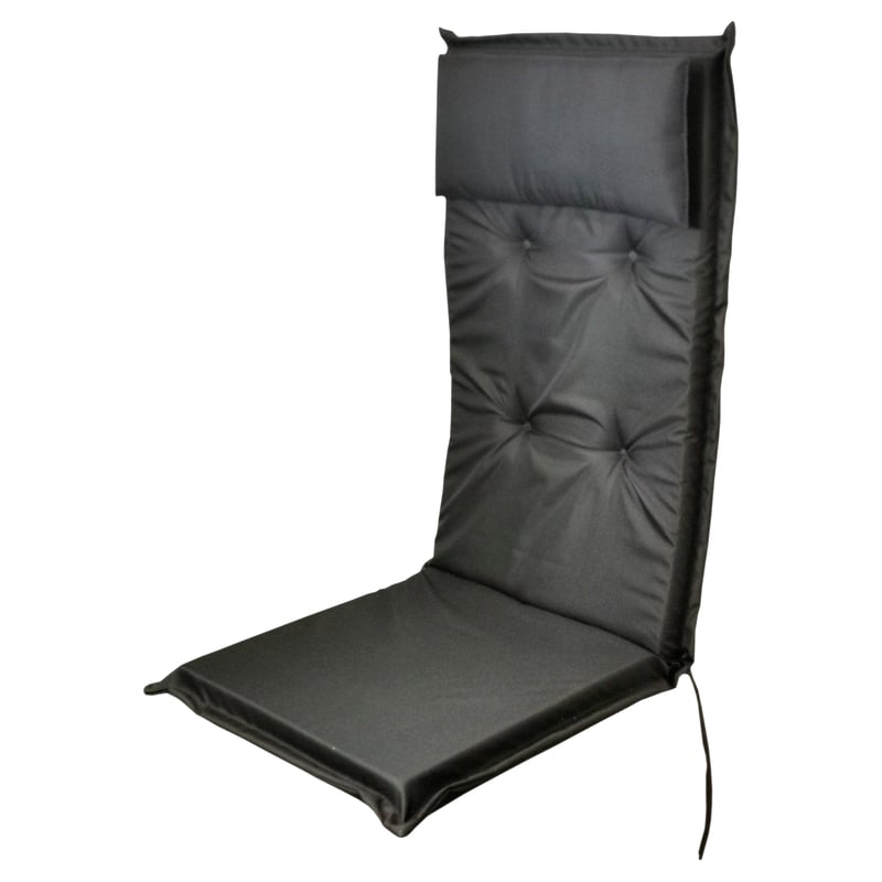 Poduszka na fotel/krzesło 50x120x5.5cm antracytowa Vog