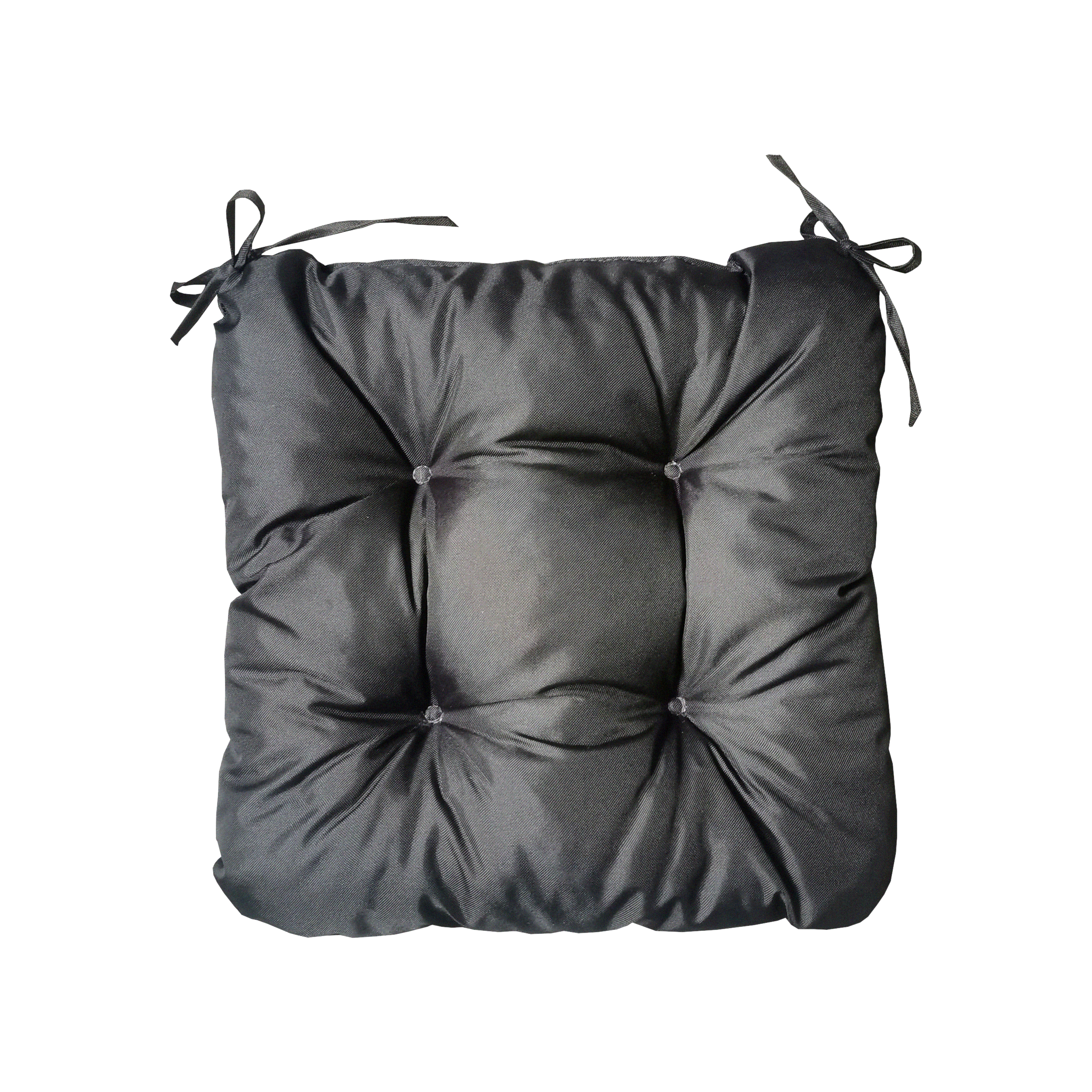 Poduszka na krzesło antracytowa 42x42x8cm