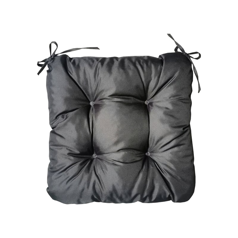 Poduszka na krzesło antracytowa 42x42x8cm