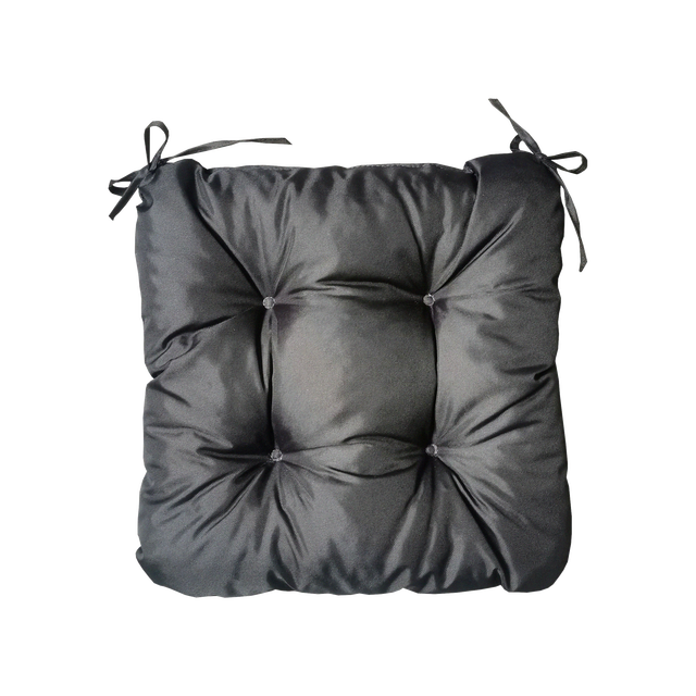 Poduszka na krzesło antracytowa 42x42x8cm