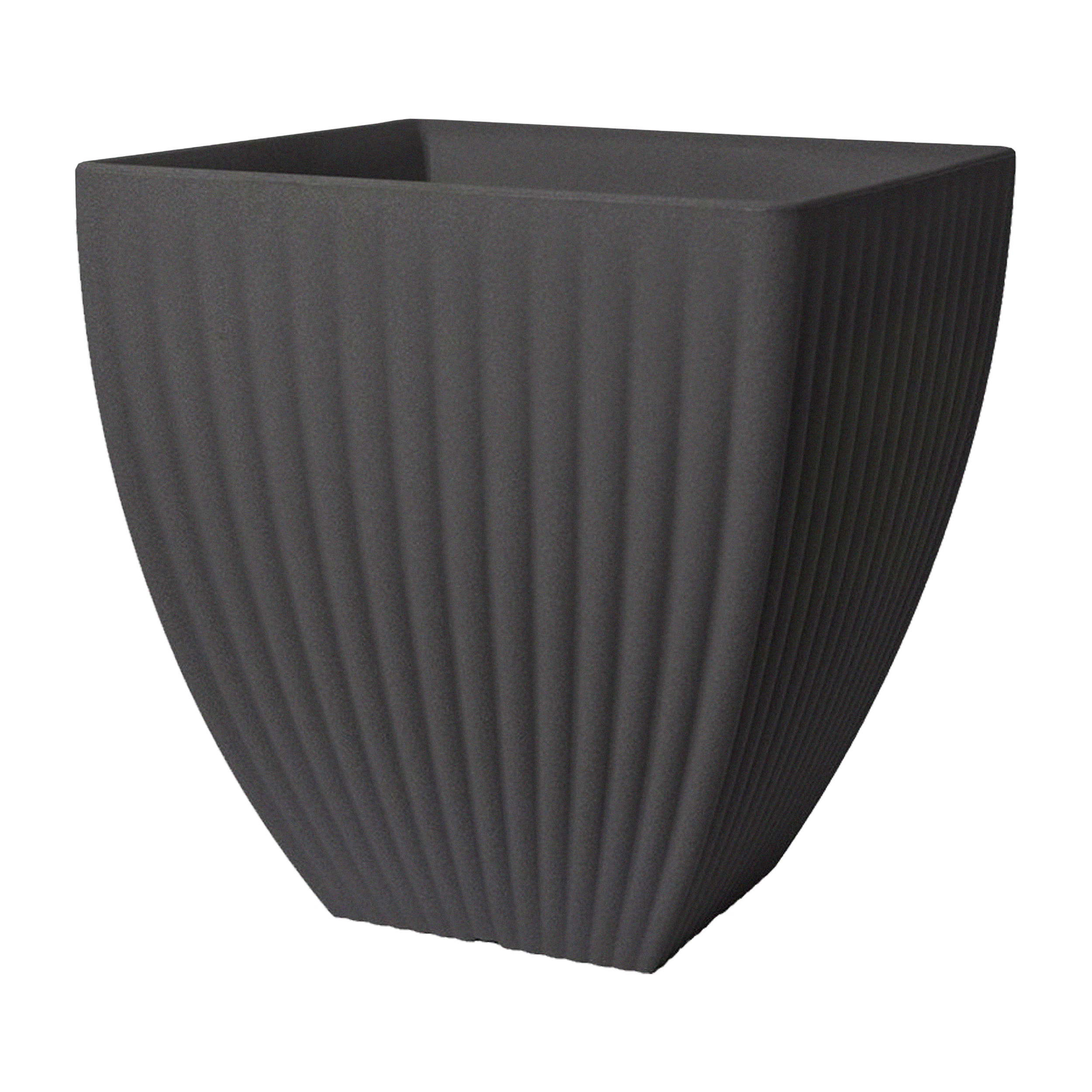 Donica plastikowa Lotus 40x40 cm antracytowa Vog