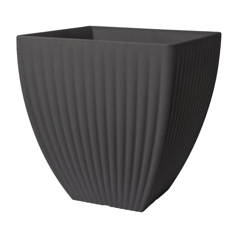 Donica plastikowa Lotus 40x40 cm antracytowa Vog