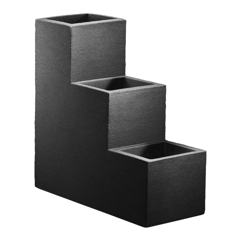 Donica schodki Kubus 60x27 cm antracytowa Vog