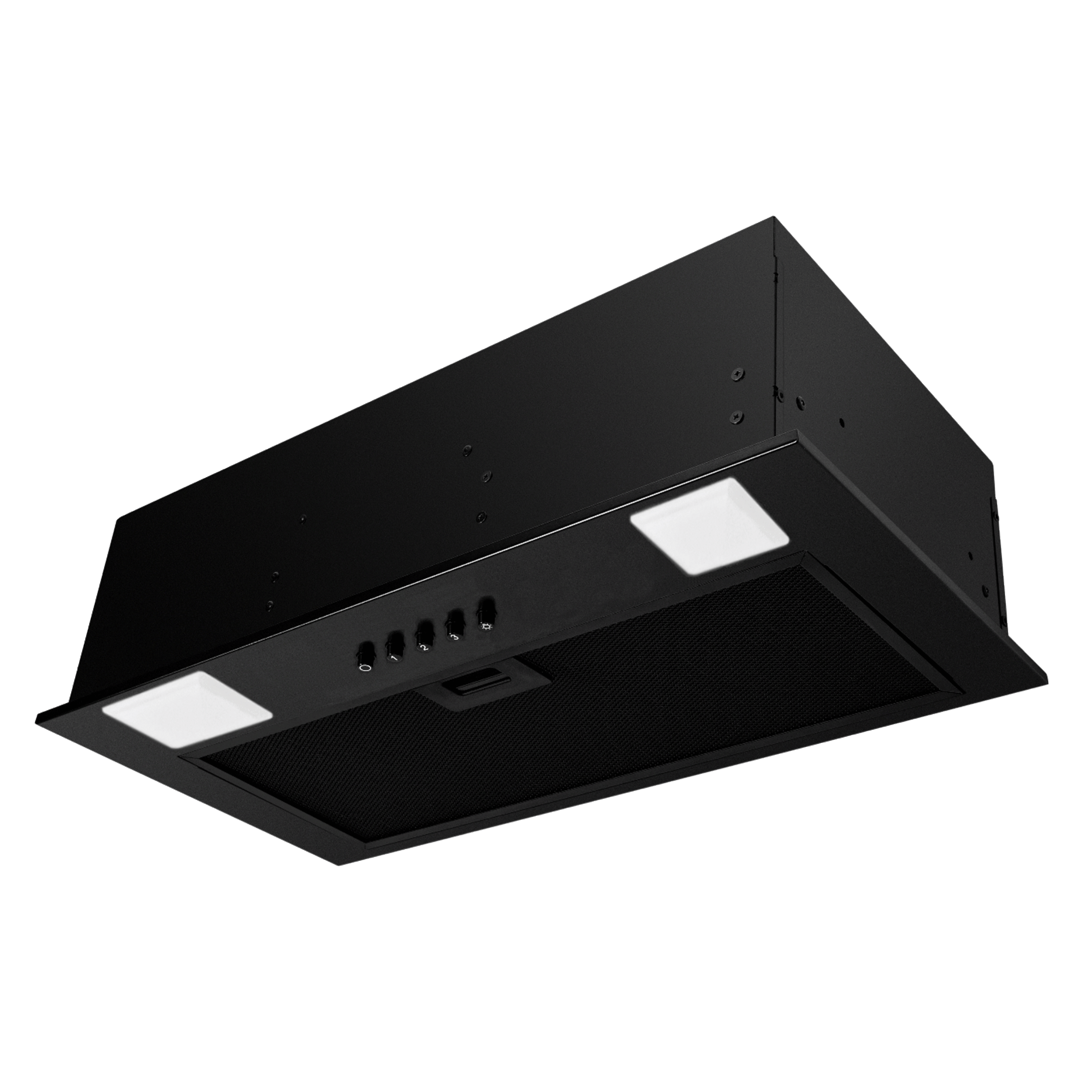 Okap podszafkowy We-Box 60 cm czarny VDB