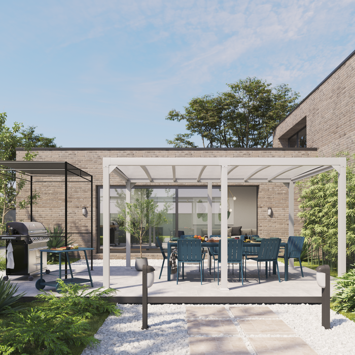 PERGOLA NATERIAL BOREA ALU 300X419CM BCO