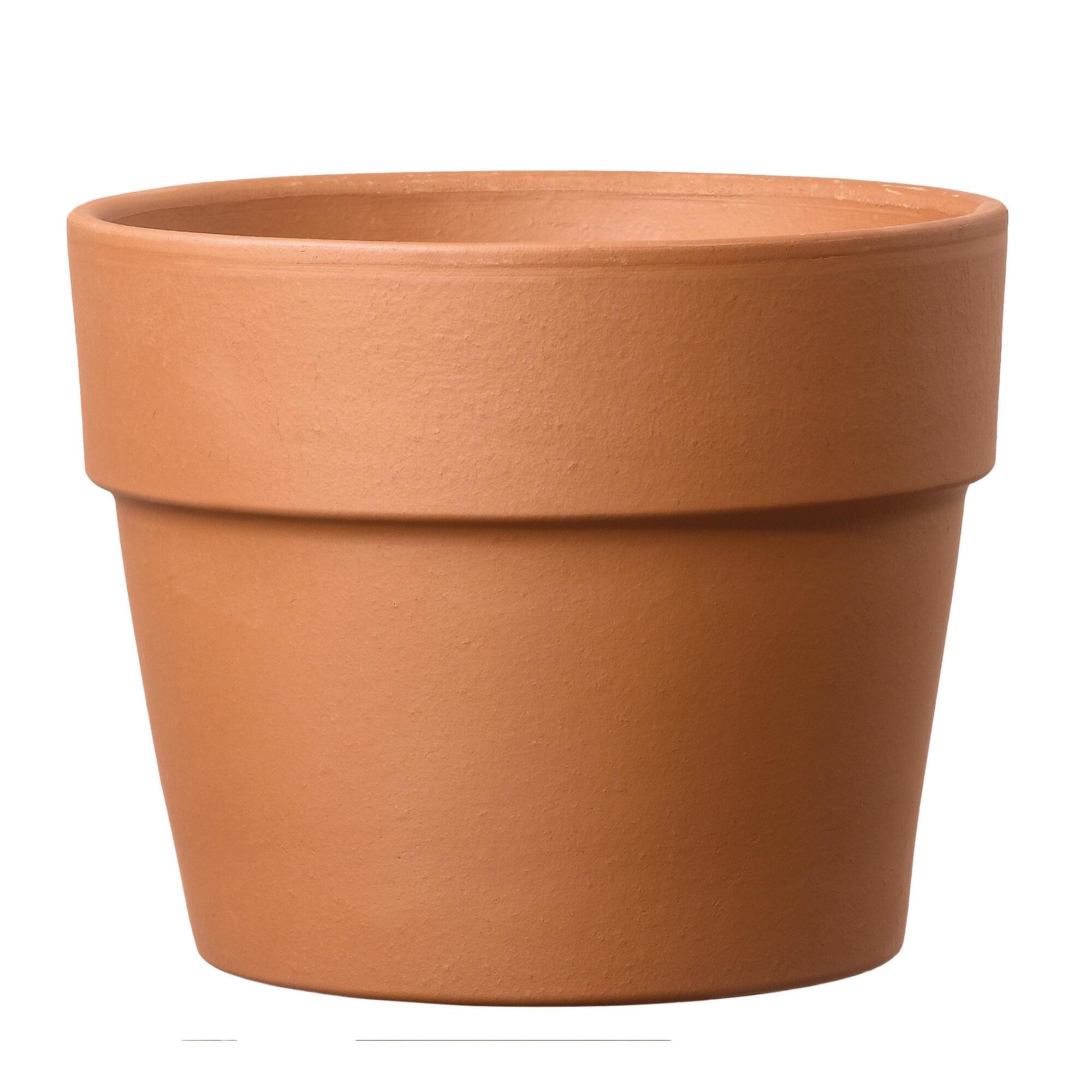 Maceta redonda de arcilla DEROMA Perfetto ø 11.5 cm y 9.2 cm altura rojo terracota - 3