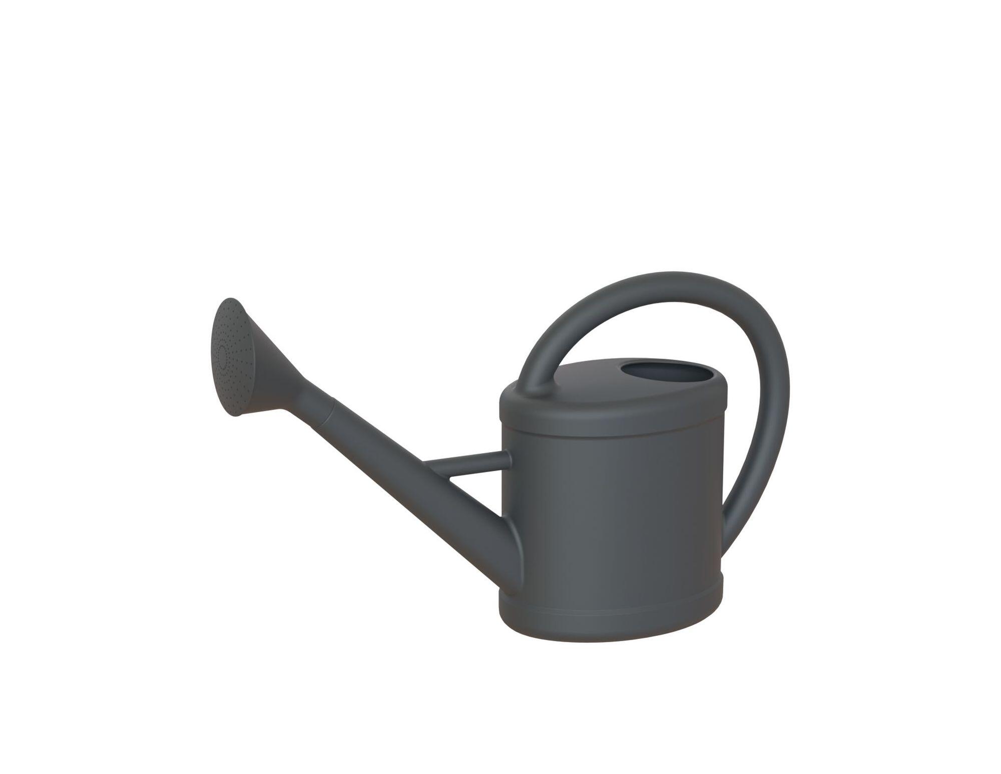 Regadera mondego de polipropileno gris antracita de 5 l