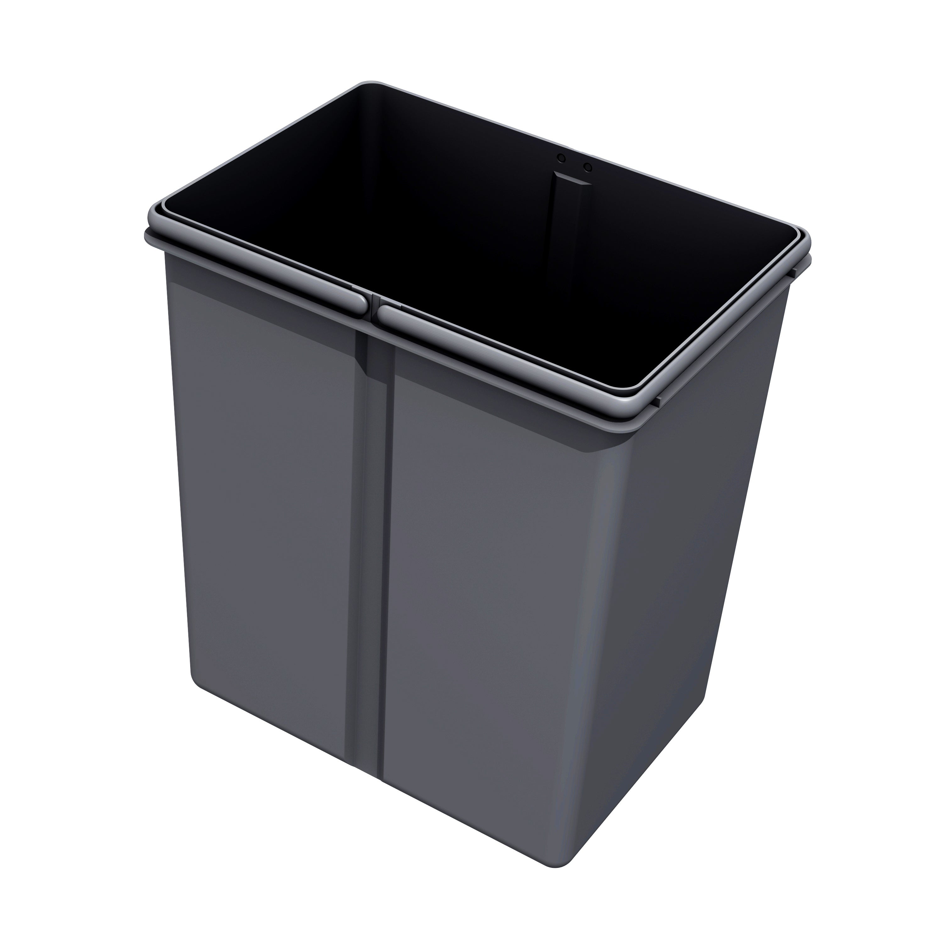 Kosz na śmieci 20 l czarny Delinia iD
