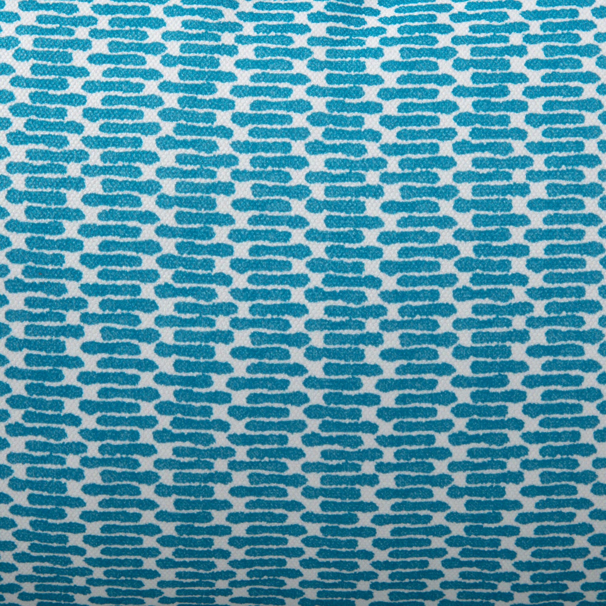Funda de cojín rectangular Codi algodón poliéster rayas azul con cremallera 50x30cm - 4