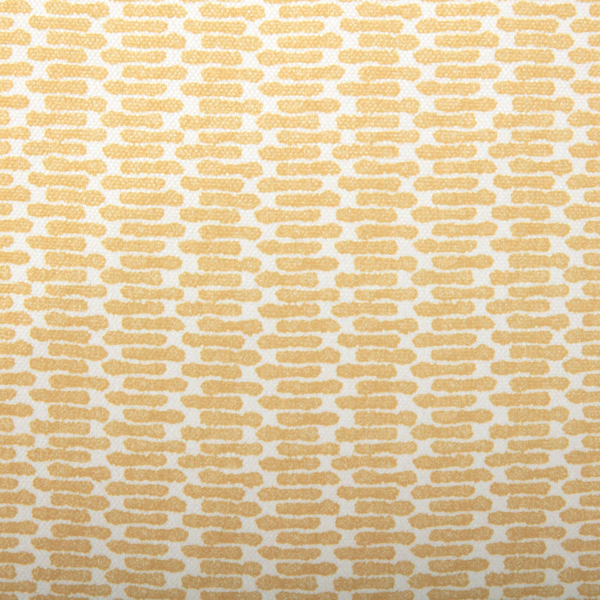 Funda de cojín cuadrada Codi algodón poliéster rayas amarillo con cremallera 45x45cm - 4