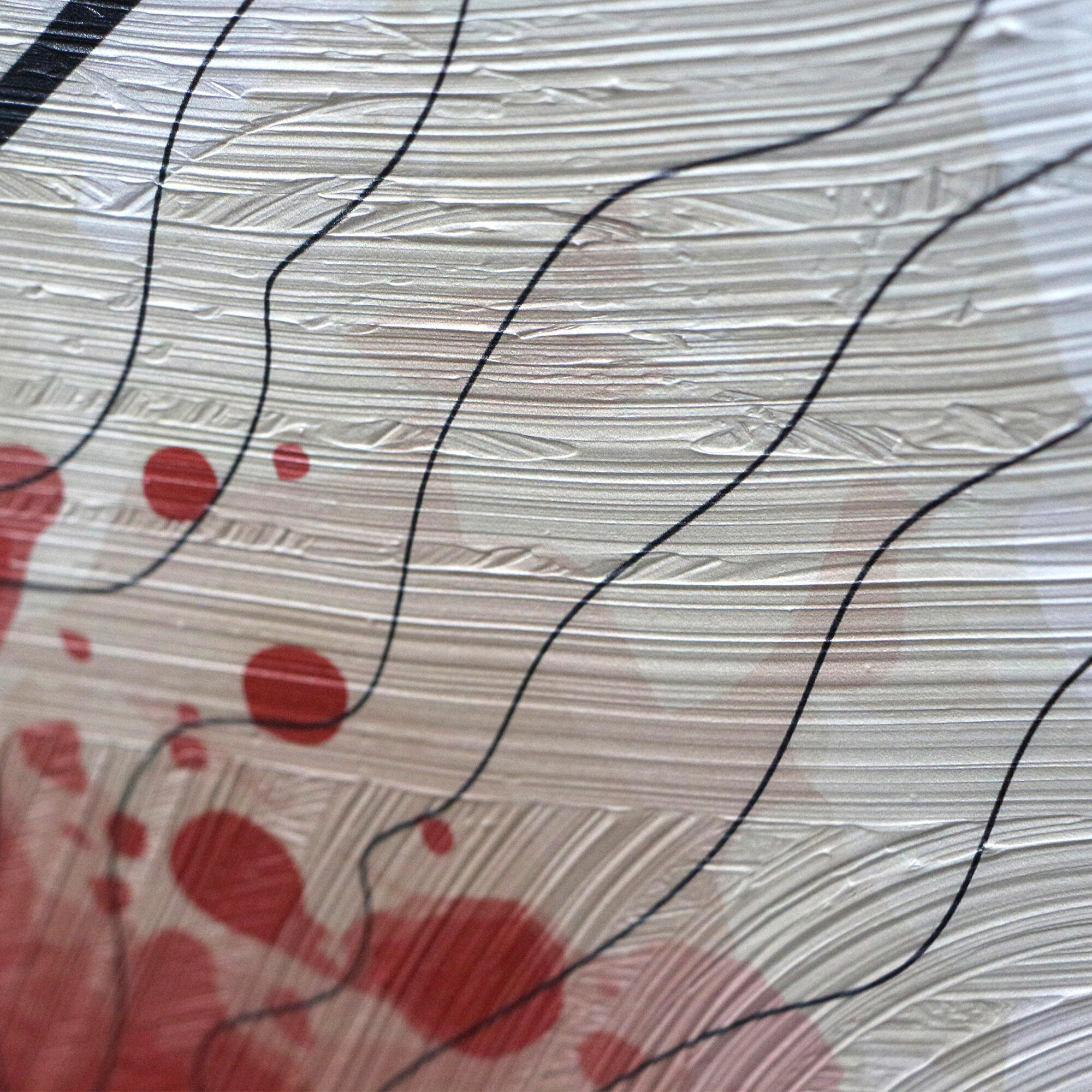 Cuadro con marco Flor 40 cm x 50 cm - 3