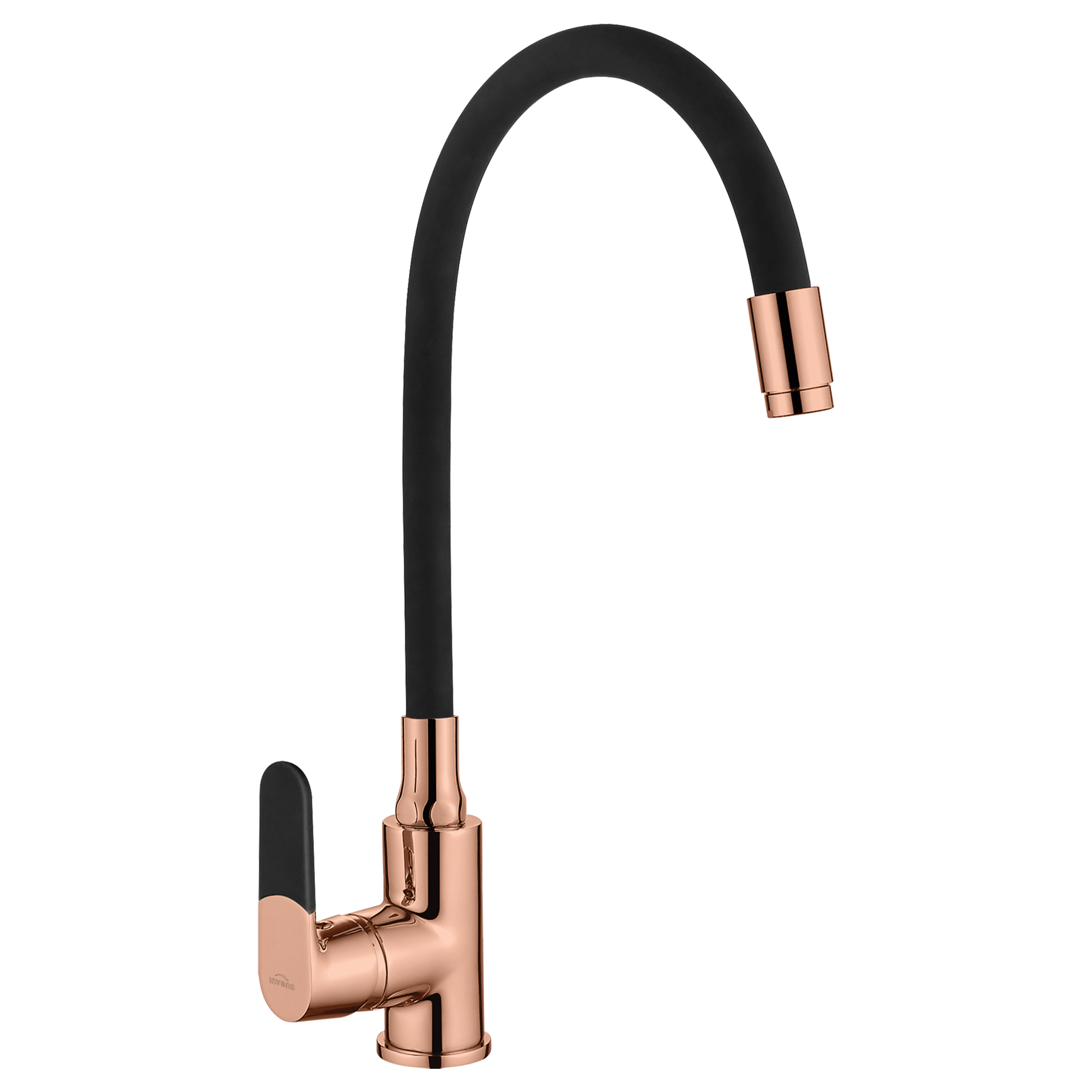 Bateria kuchenna z elastyczną wylewką 40 cm Magic Czarna Rose Invena