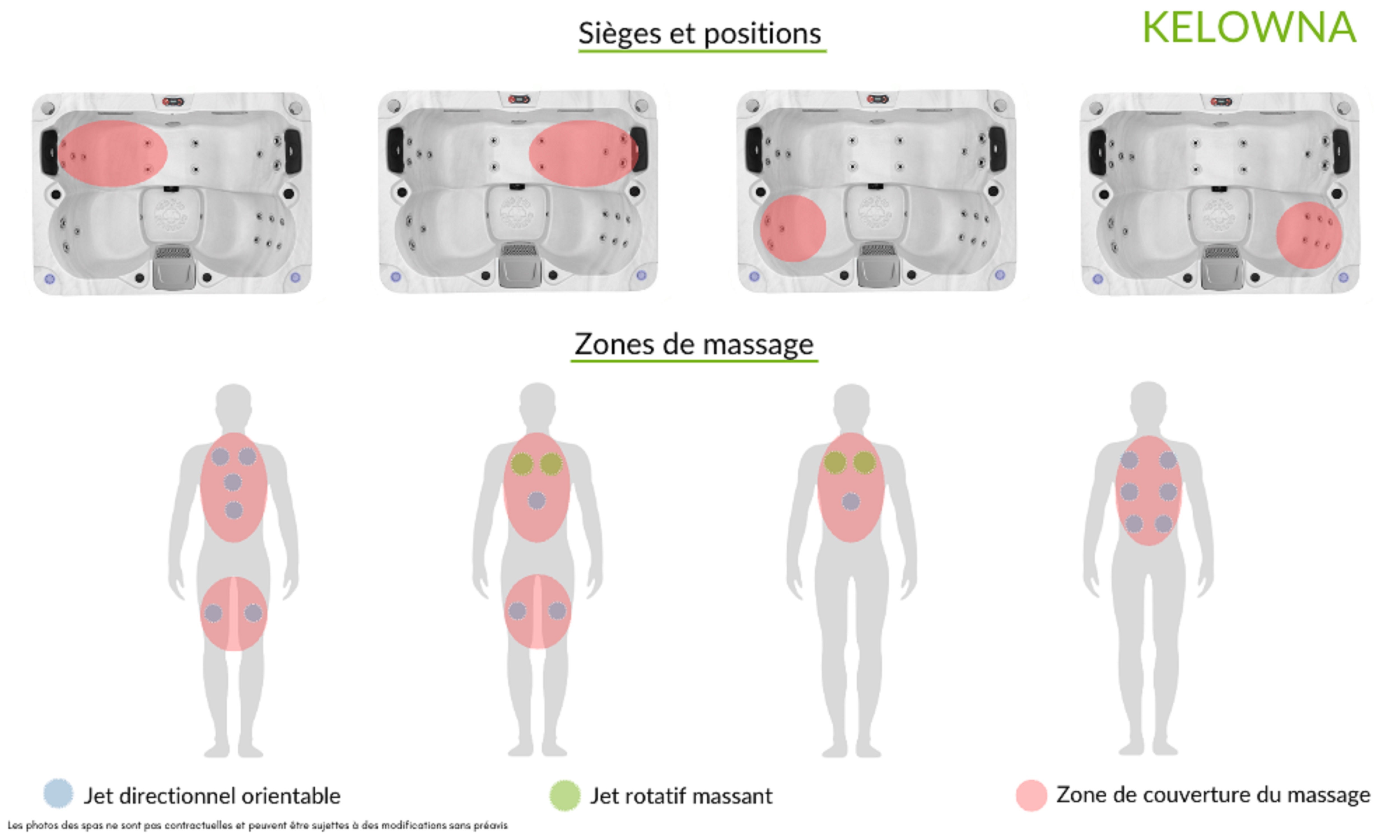 Spa KELOWNA chocolat 3 places 211X152cm Leroy Merlin