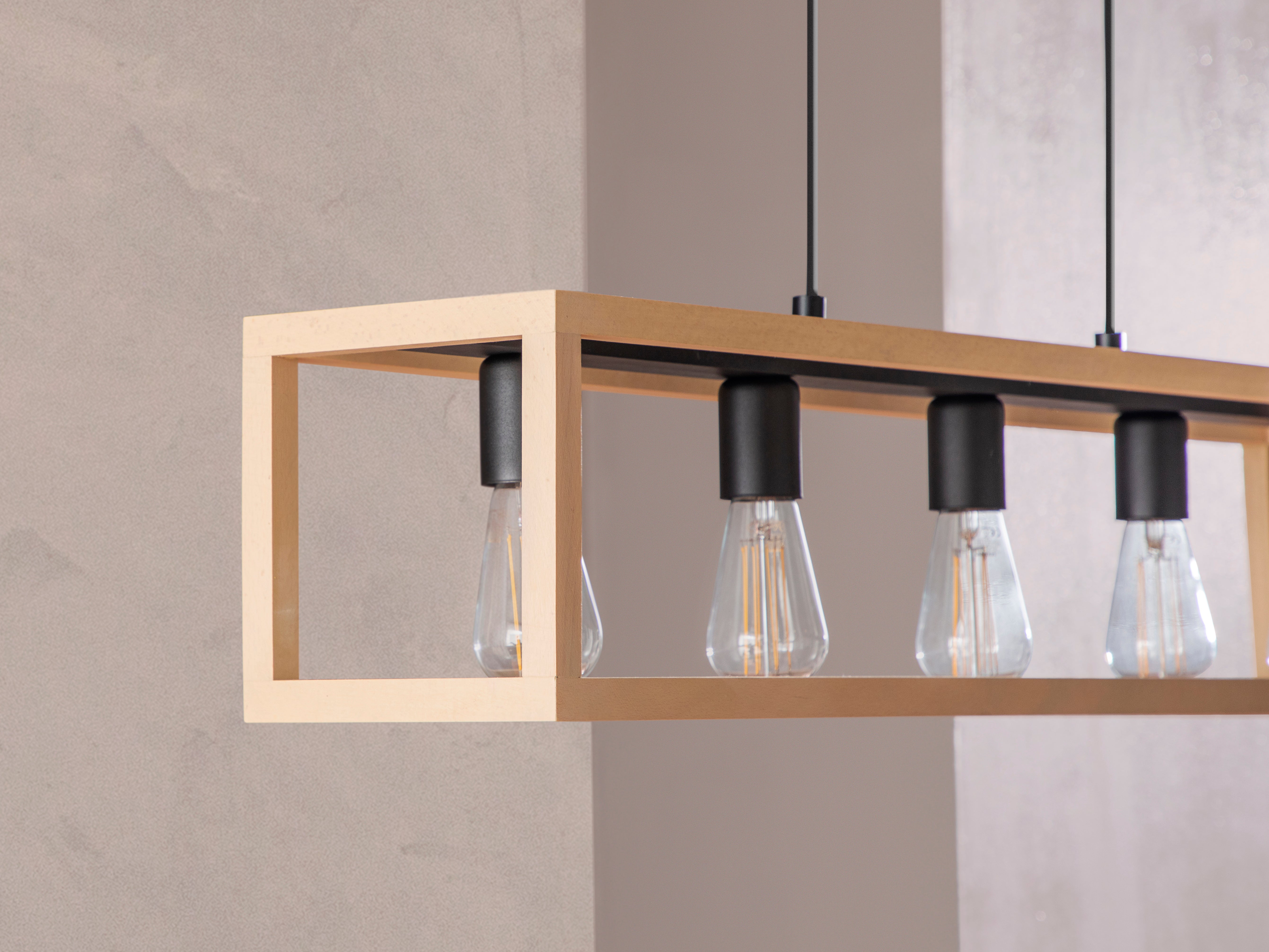 Lámparas de madera Leroy Merlin