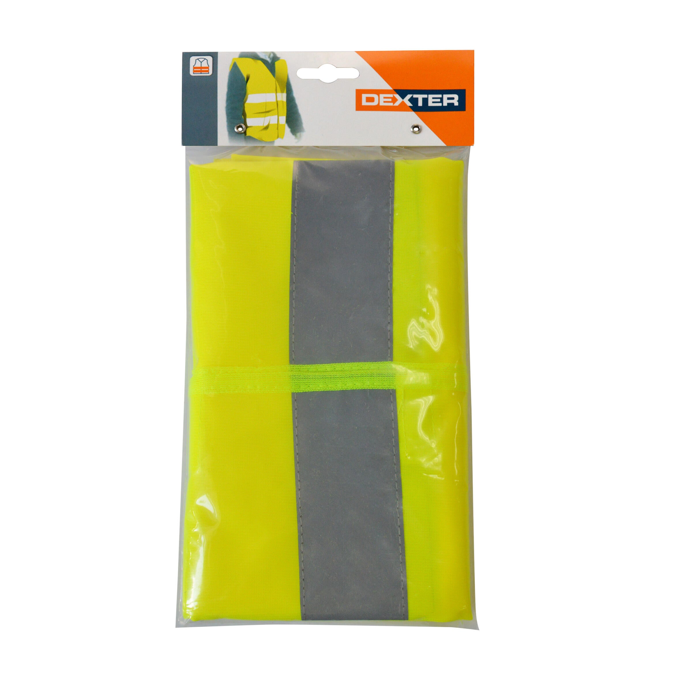 Gilet da lavoro DEXTER Yea in poliestere taglia unica giallo - 4