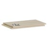 Lot de 2 étagères SPACEO Evo'M effet chêne pour caisson L.60 x P.38 cm
