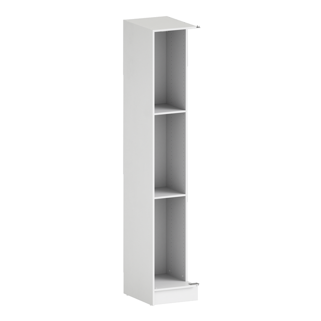 Módulo de canto 230,4x40x54 cm branco Spaceo Evo'M