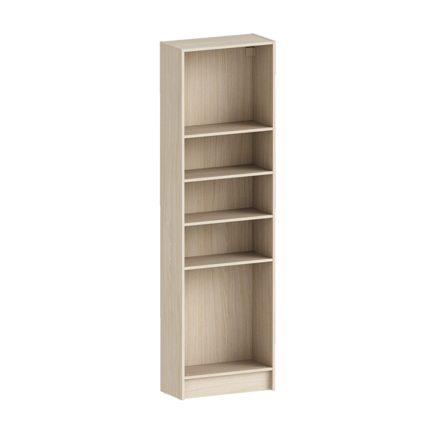 Módulo de librería Spaceo Evo'M roble 60x204.8x28 cm