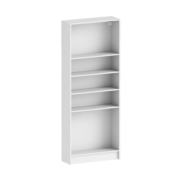 Caisson + 4 tablettes SPACEO Evo'M Blanc H.204,8 L.80 P.28 cm
