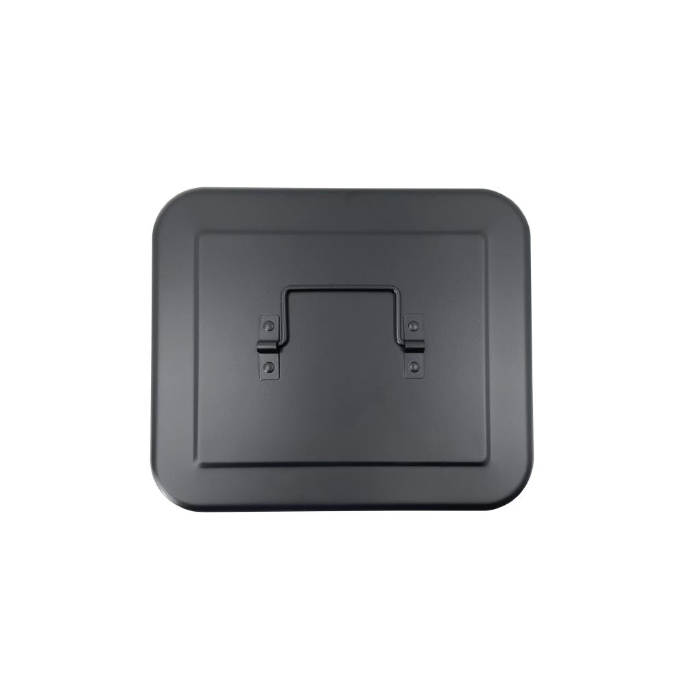 Poubelle de cuisine 26L DELINIA Loft acier noir - 4