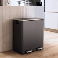 Pattumiera Keter Chic Bin A Pedale - 60 Litri, Rossa, Con Sigillo Anti-odore - Foto 9