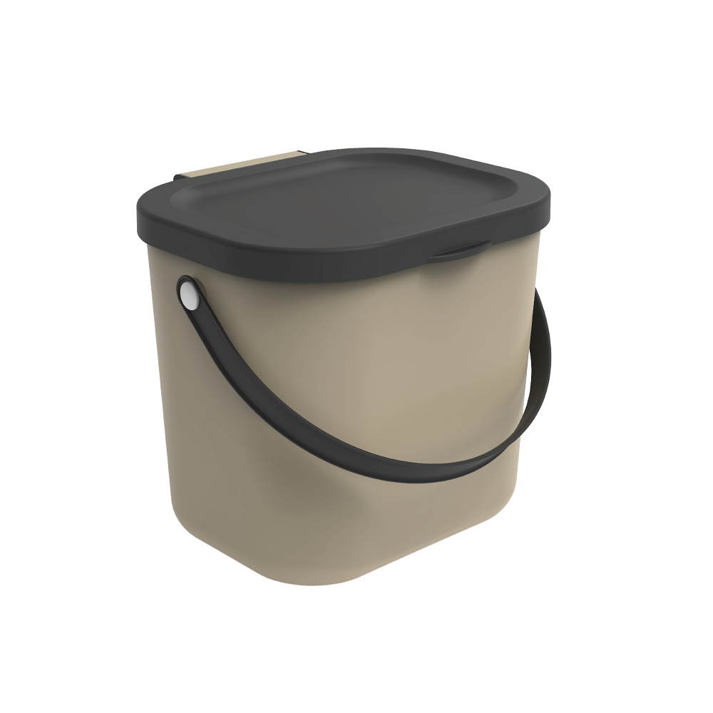Balde do lixo para reciclagem DELINIA TAUPE 6L - 3